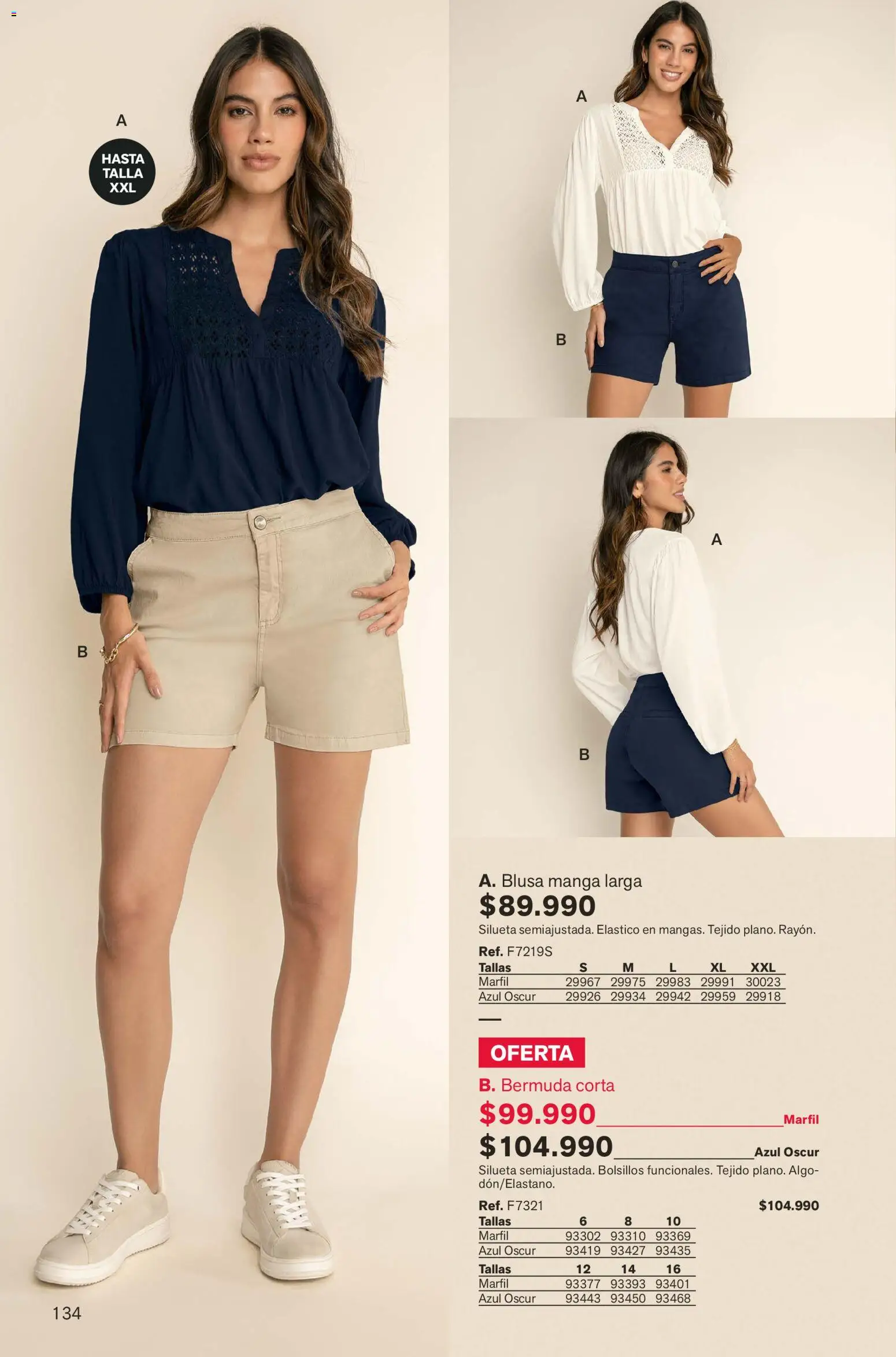 Leonisa revista - valida desde el 01.02.2026 | Página: 134 | Productos: Bermuda, Blusa