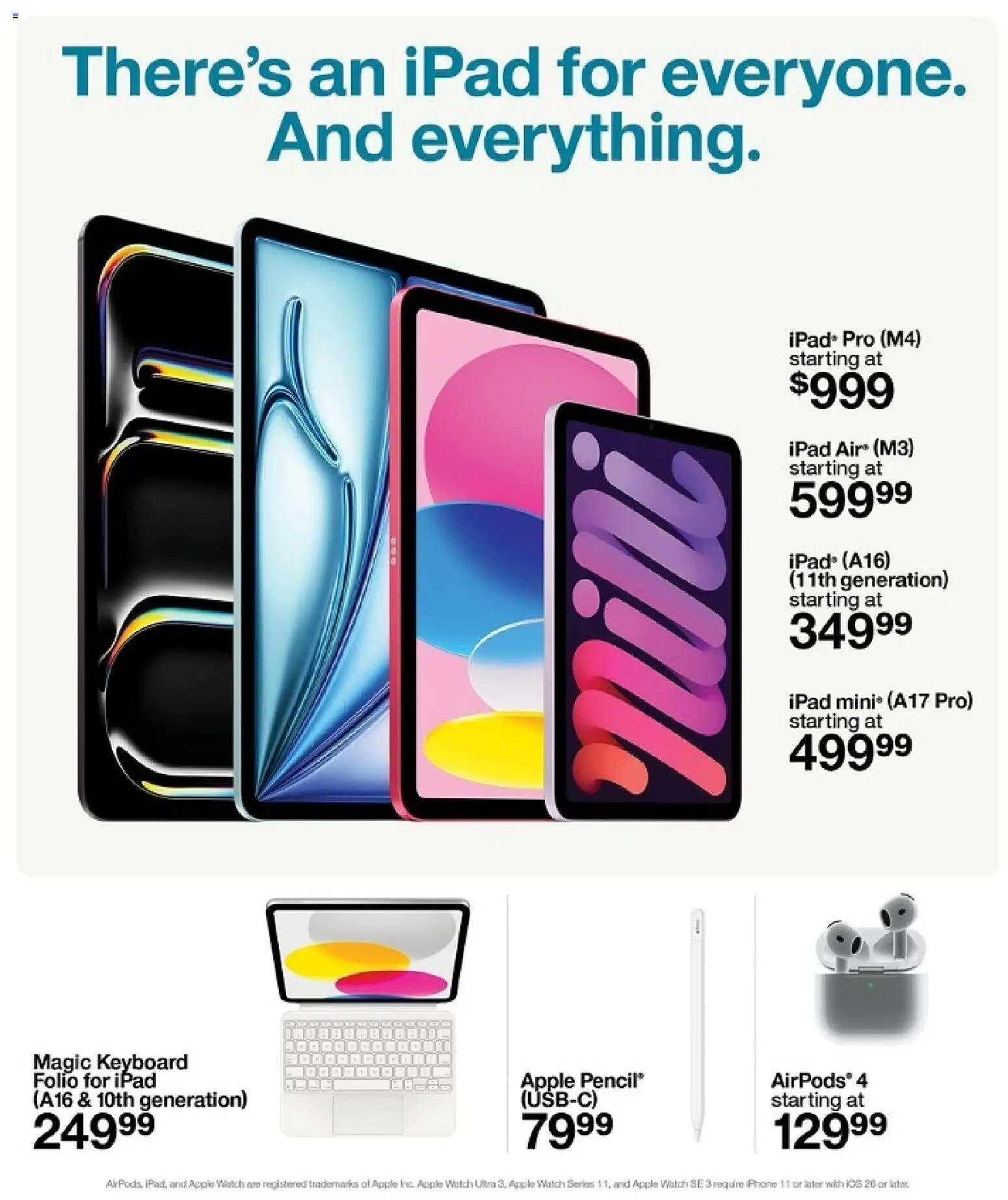 Target Weekly Ad - valid from 11.01.2026 | Page: 17 | Products: Watch, Keyboard, Ipad