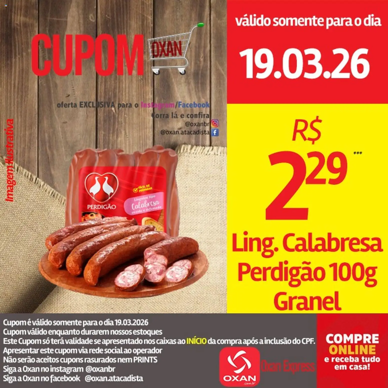 Oxan Atacadista Folheto - válido de 19.03.2026 | Página: 7 | Produtos: Linguiça