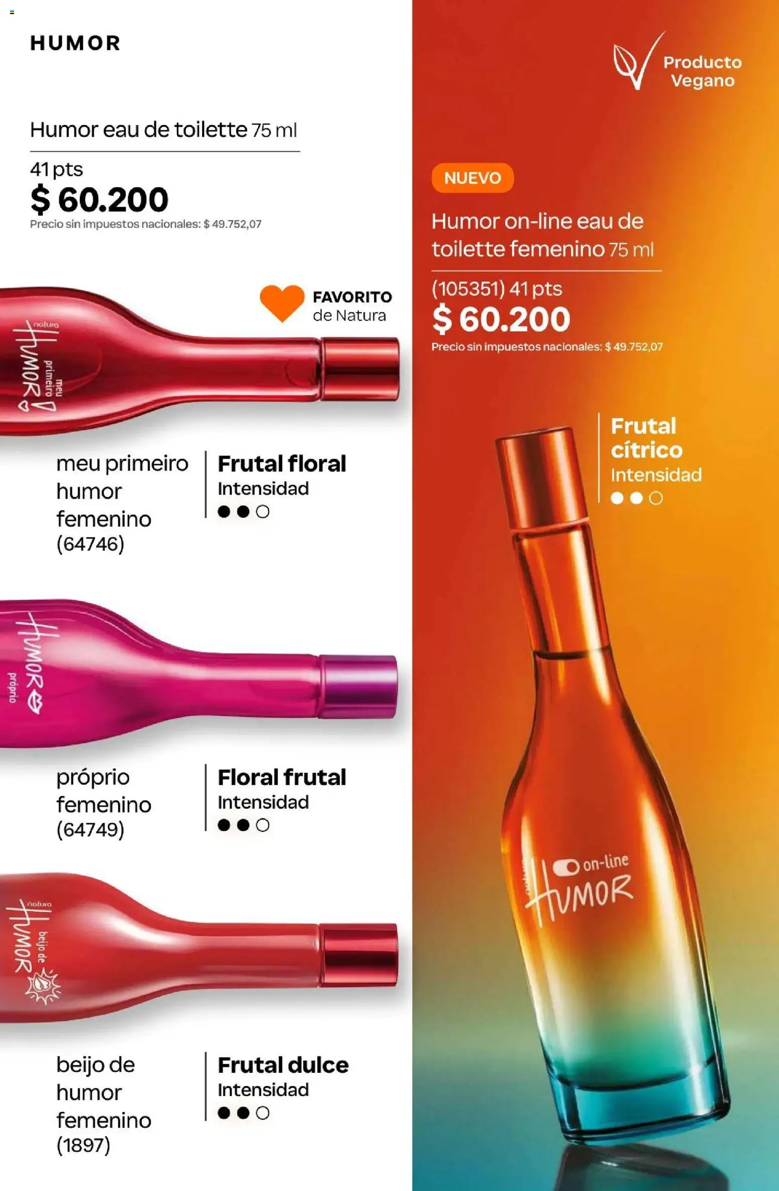 Natura Catálogo Ciclo 4/2026 │ válido desde el 01.04.2026 | Página: 101 | Productos: Eau de toilette