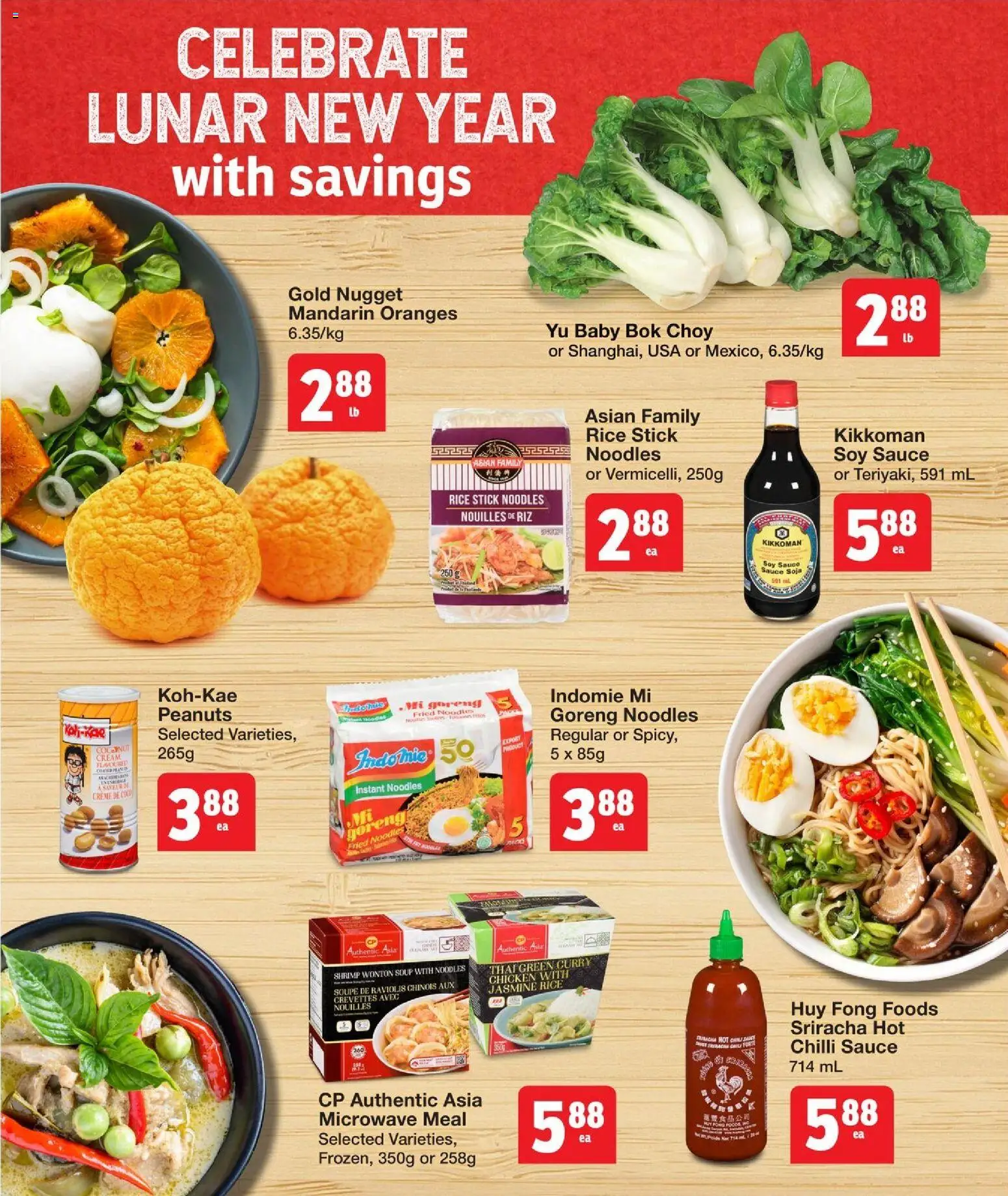 Quality Foods flyer valid from 12.02.2026 | Page: 13 | Products: Rice, Noodles, Cream, Oranges