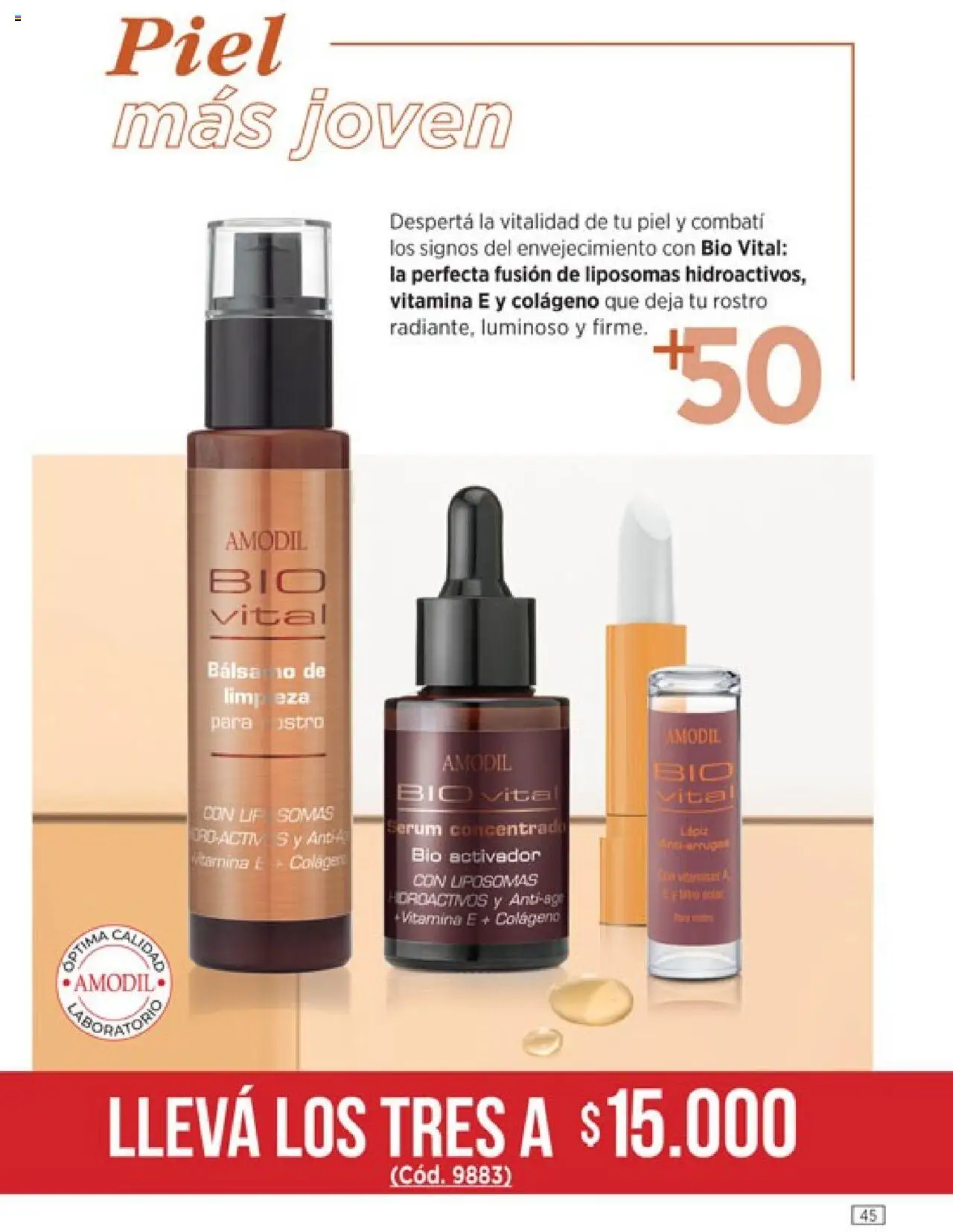 Catálogo Amodil Campaña 12 │ válido desde el 26.06.2025 | Página: 45 | Productos: Serum