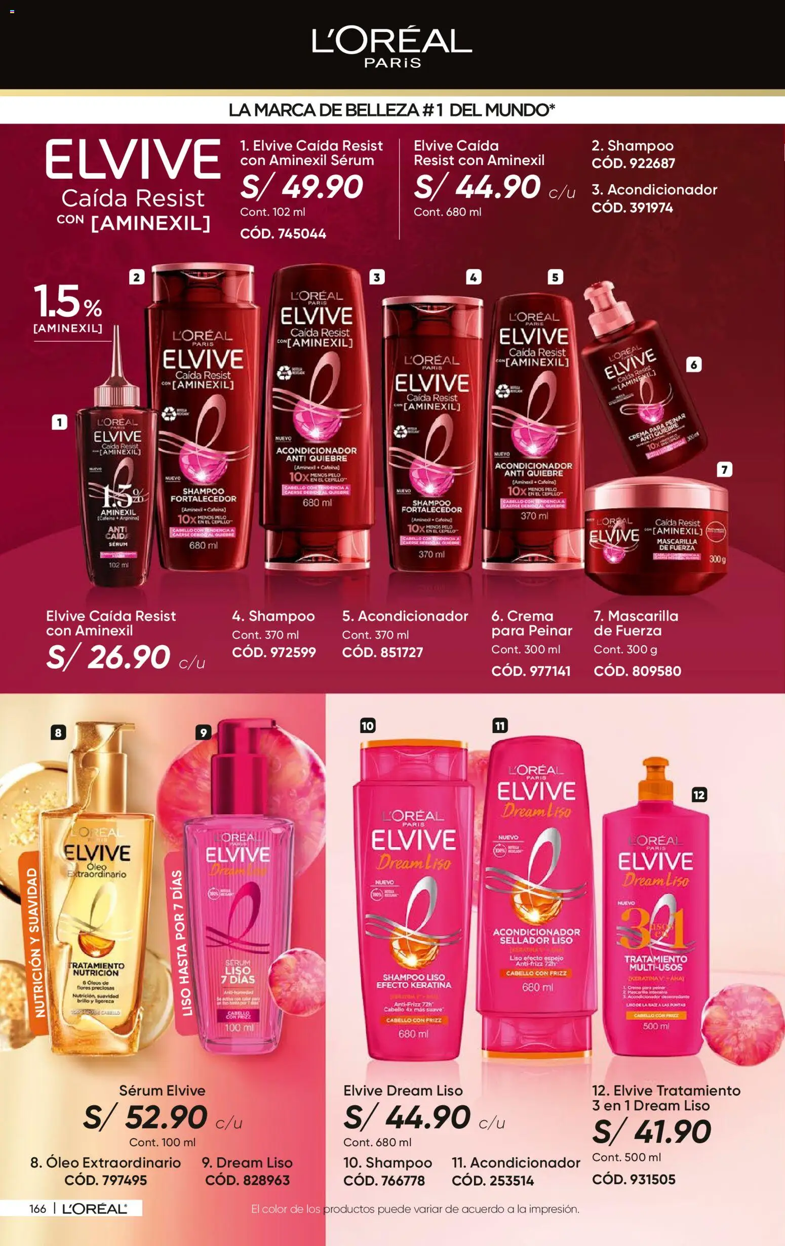 Catálogo Azzorti válido desde 26.01.2026 | Página: 167 | Productos: Shampoo, Acondicionador, Espejo, Crema