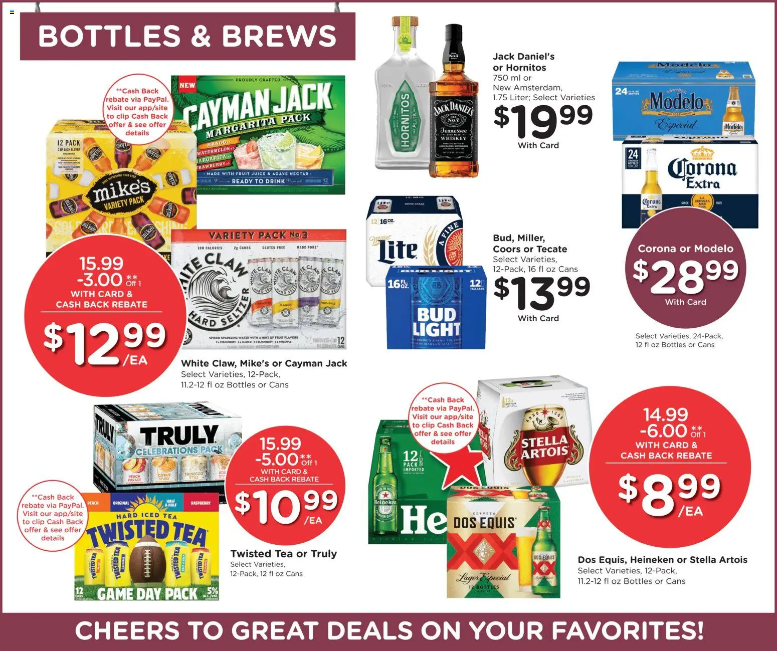 Smith's Weekly Ad - NM - valid from 19.11.2025 | Page: 8 | Products: Tea, Whiskey, Water, Game