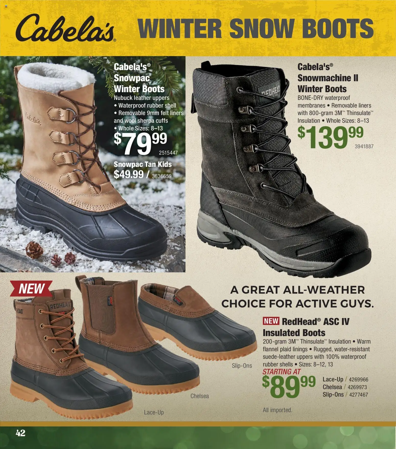 Cabela's Christmas Gift Guide 25 - valid from 01.11.2025 | Page: 42 | Products: Boots