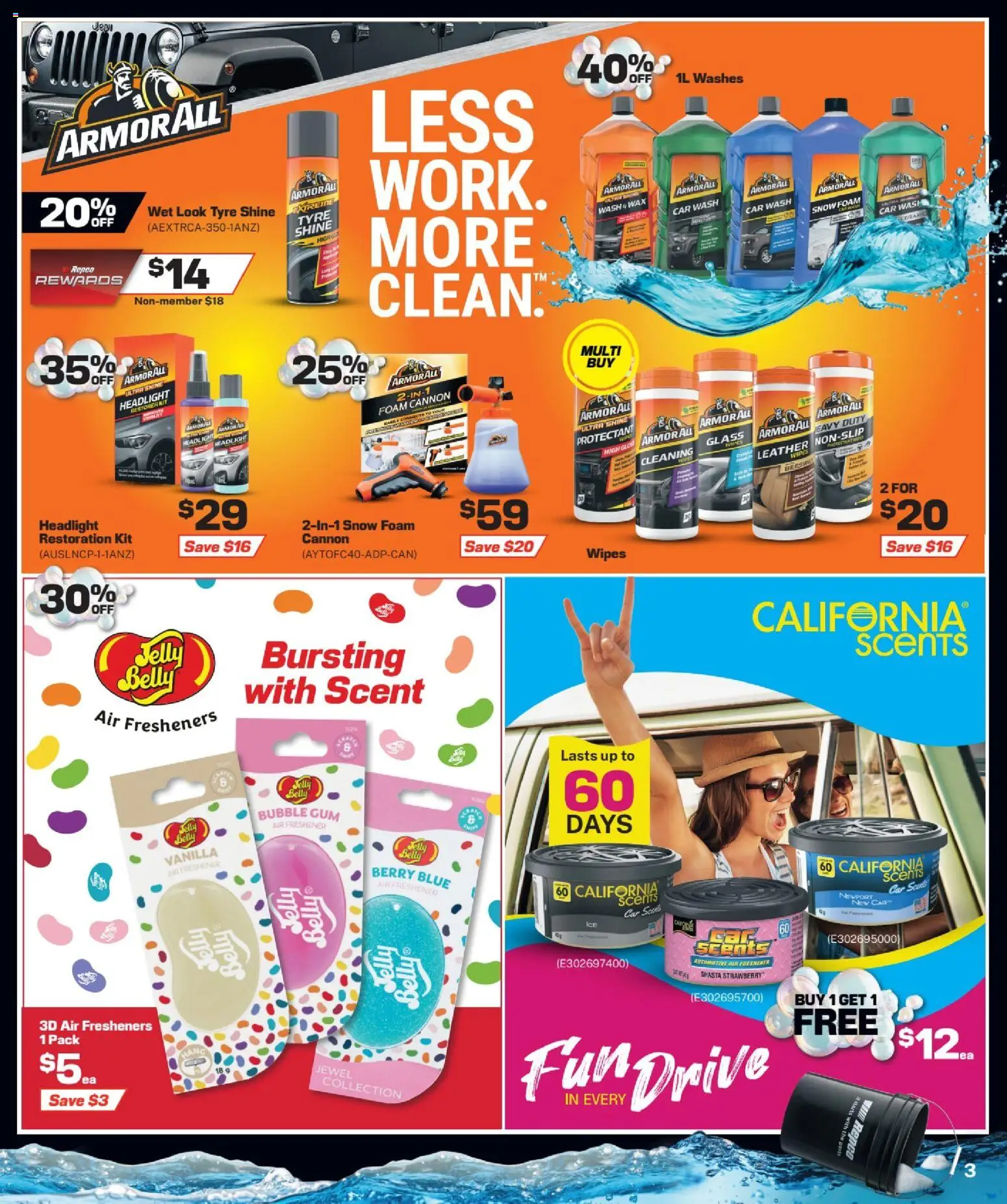 Repco catalogue - valid from 07.01.2026 | Page: 3 | Products: Gum, Air freshener
