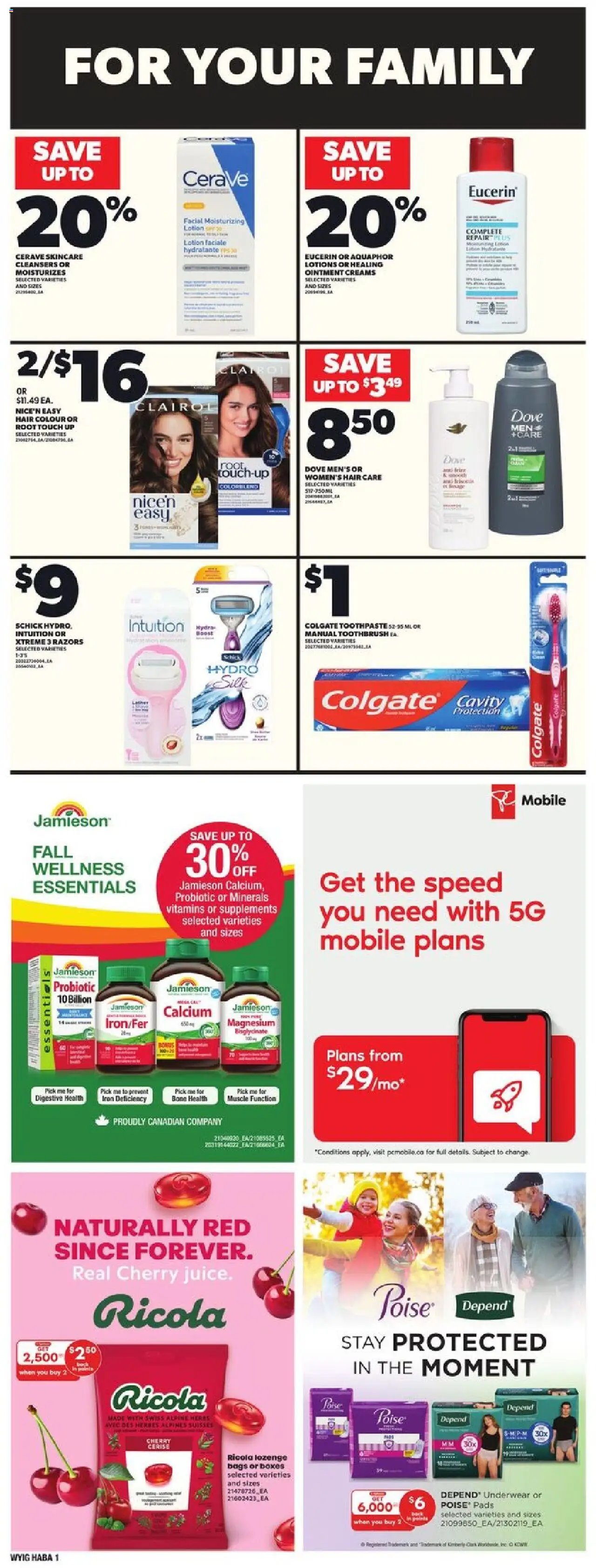Independent Grocer flyer valid from 18.09.2025 | Page: 14 | Products: Iron, Toothpaste, Underwear