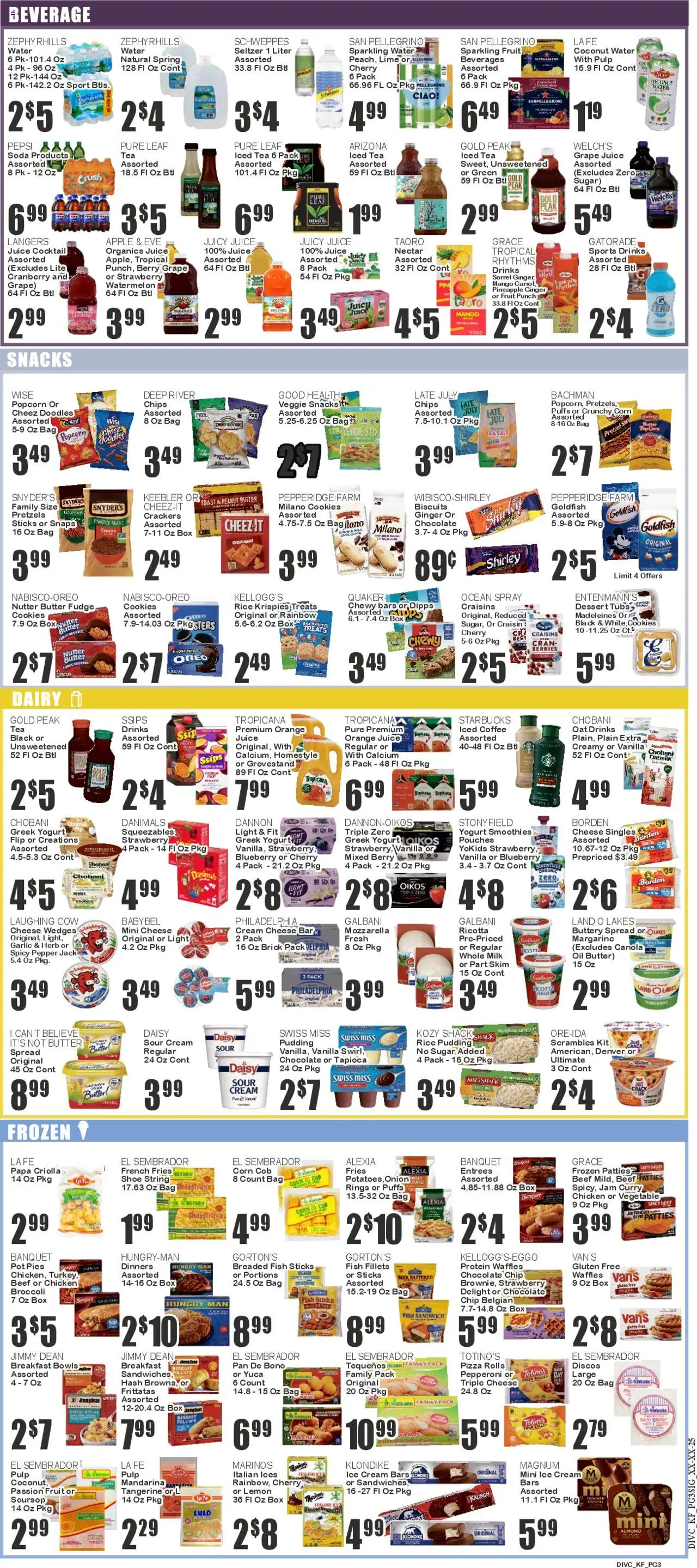 Key Food Weekly Ad - valid from 22.09.2025 | Page: 3 | Products: Buffer, Ginger, Pizza, Sour cream