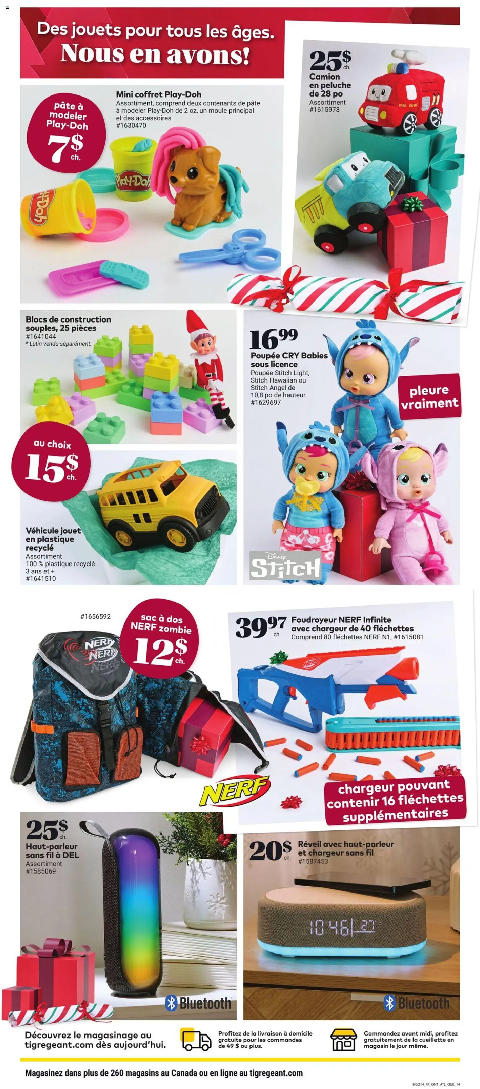 Giant Tiger flyer valid from 05.11.2025 | Page: 16 | Products: Backpack, Alarm clock, Speaker