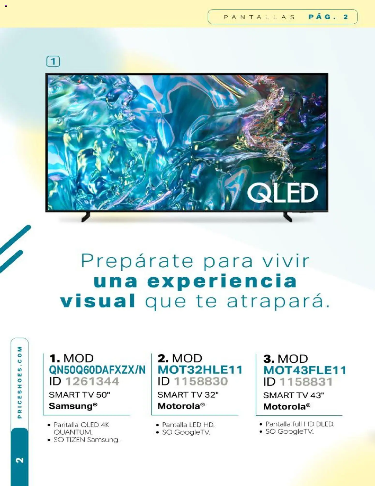 Nuevas ofertas de Price Shoes válidas en toda la República Mexicana desde el 21.11.2025. ¡Encuentra las mejores ofertas en Price Shoes catálogo Pantallas & Celulares! | Página: 2 | Productos: Pantallas, Té