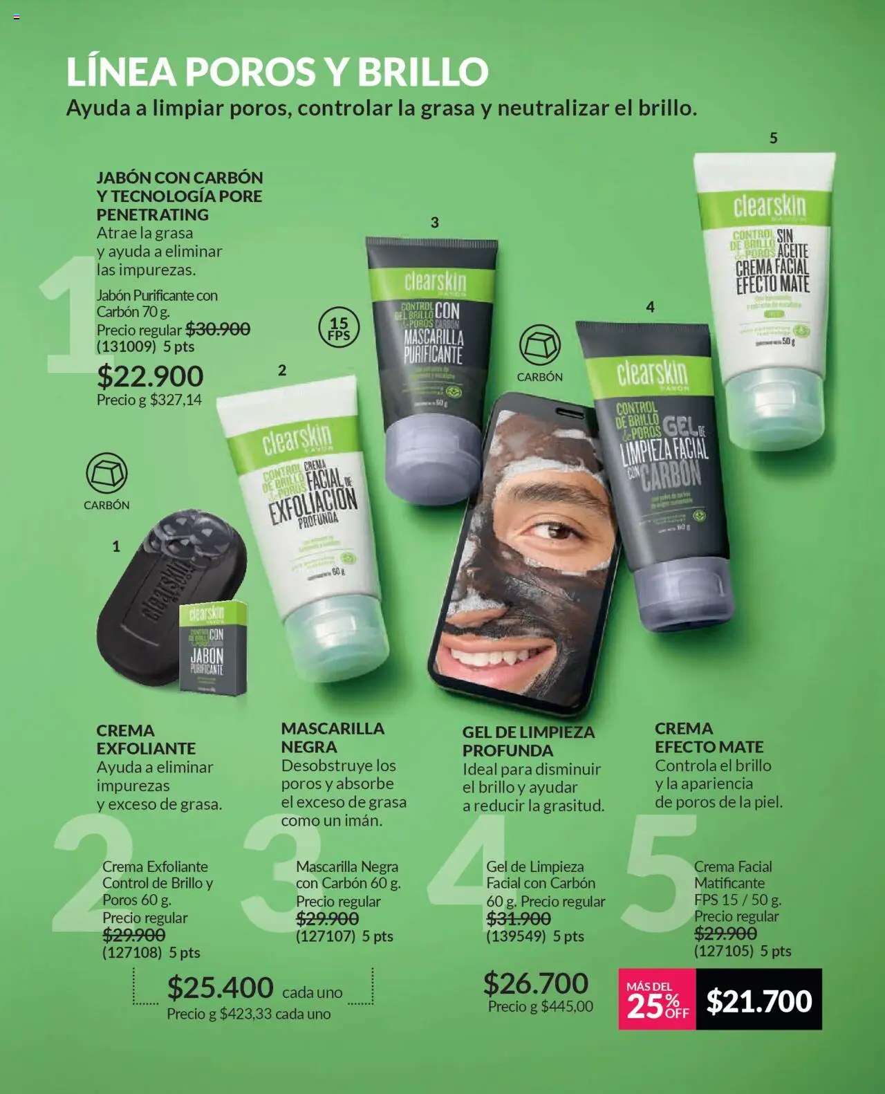 Avon revista - valida desde el 12.09.2025 | Página: 115 | Productos: Crema, Mascarilla, Jabón, Aceite