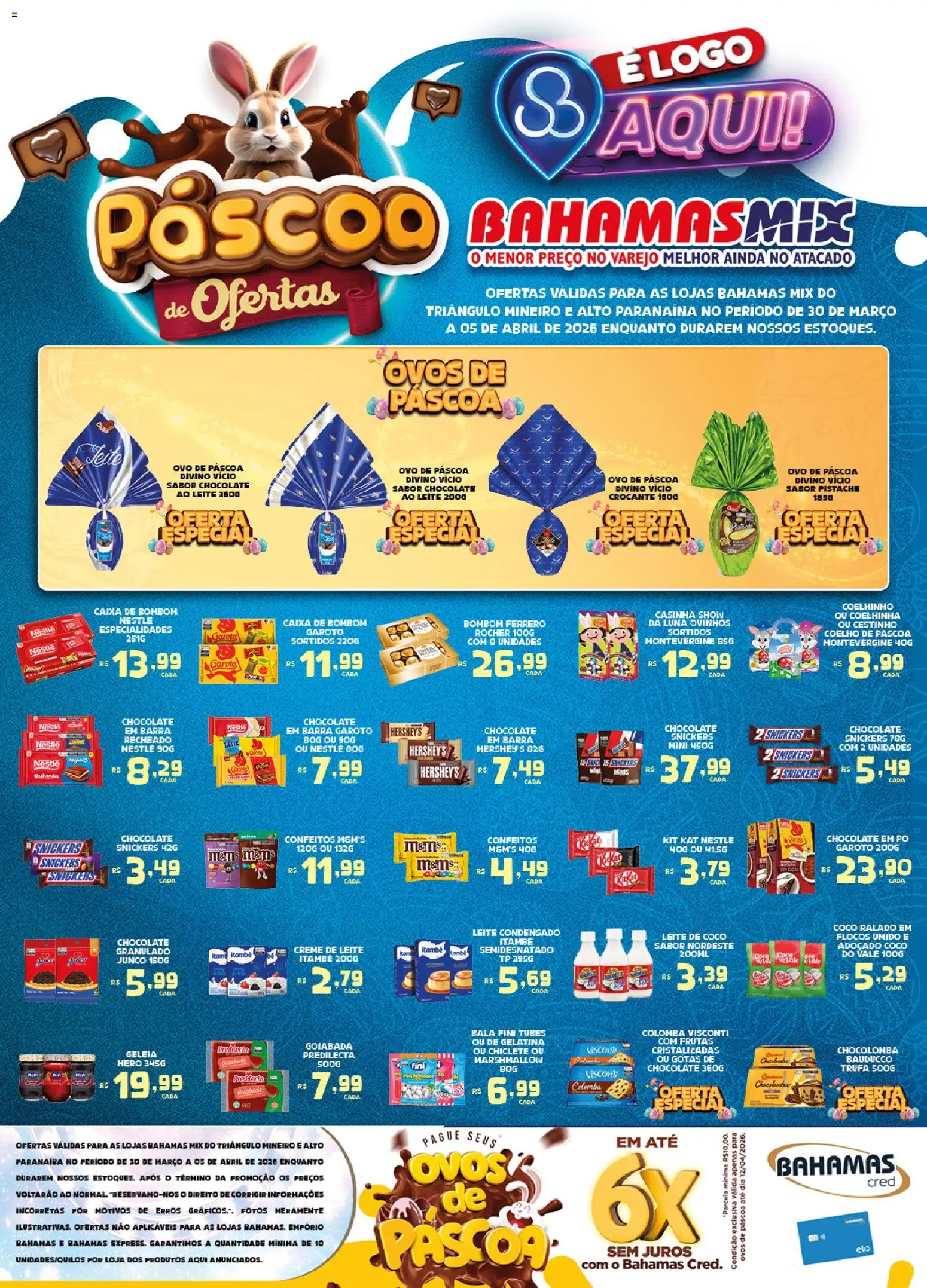 Bahamas Mix Folheto - válido de 30.03.2026 | Página: 1 | Produtos: Pó, Ovos, Geleia, Creme