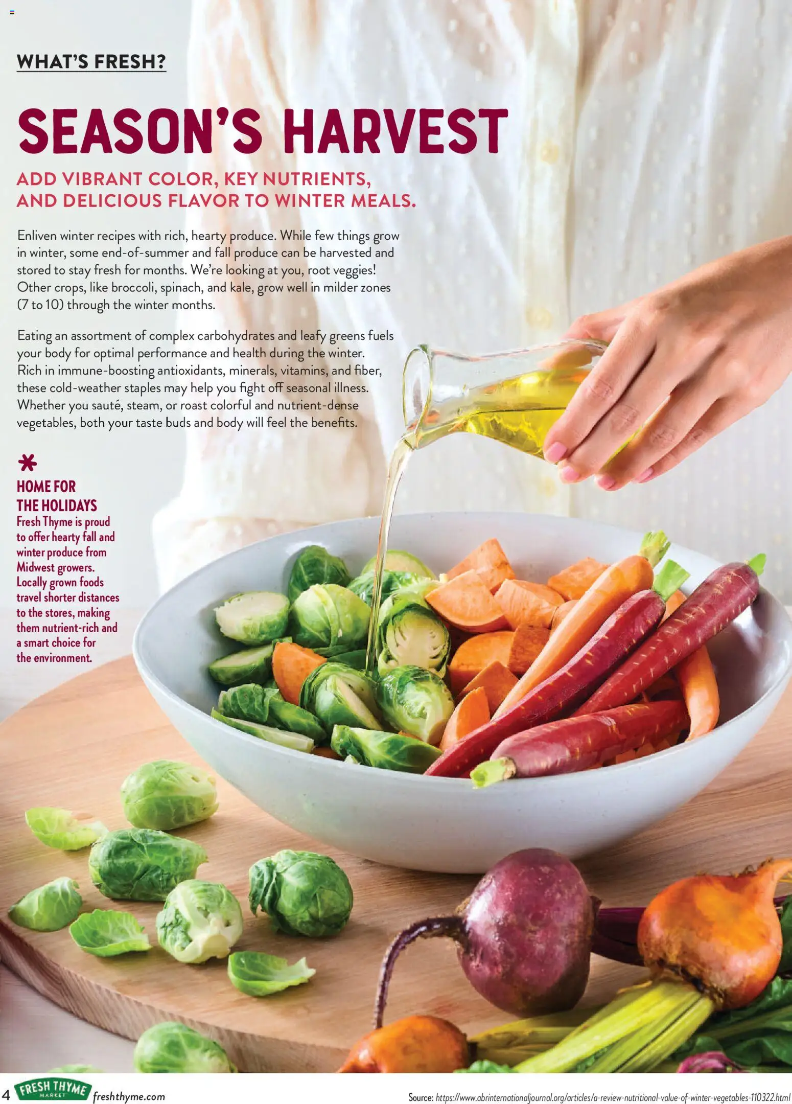 Fresh Thyme Magazine Holiday 2025 - valid from 15.11.2025 | Page: 6 | Products: Greens