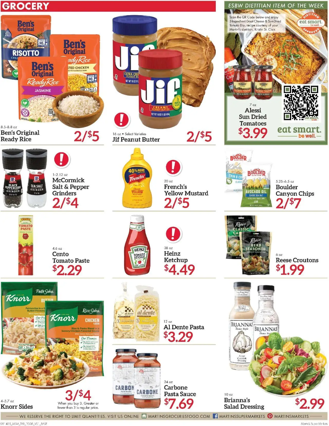 Martin’s Weekly Ad - valid from 14.09.2025 | Page: 8 | Products: Rice, Ketchup, Sauce, Pepper
