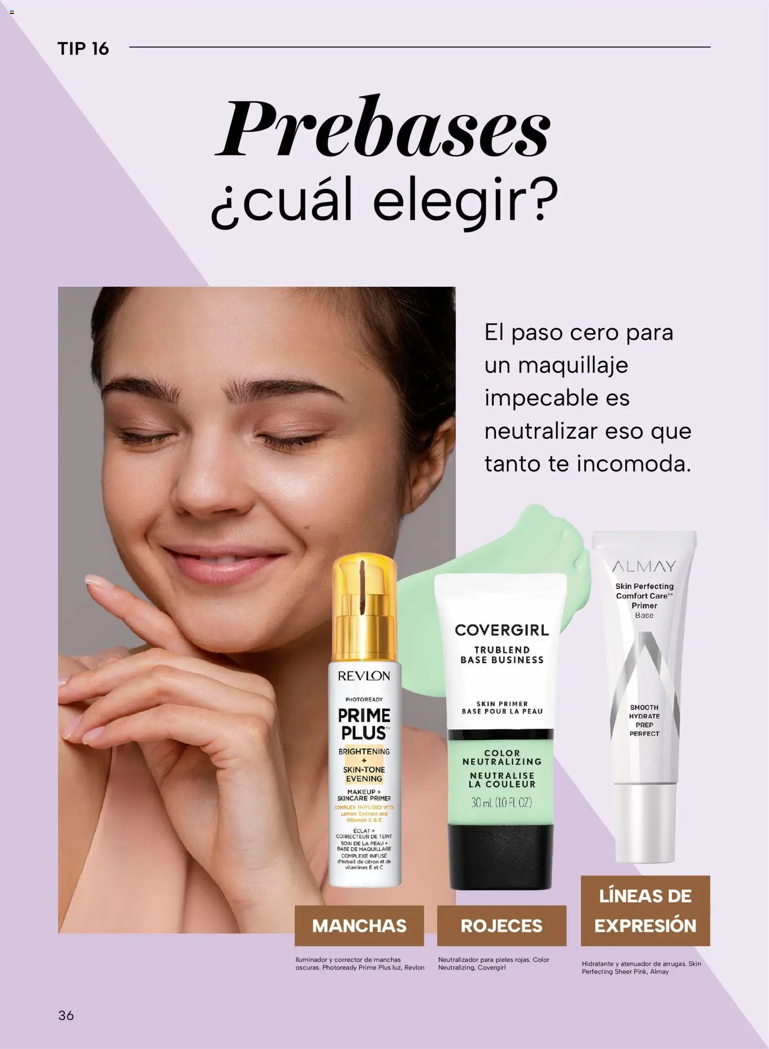 Nuevas ofertas de Chedraui válidas en toda la República Mexicana desde el 24.10.2025. ¡Encuentra las mejores ofertas en Chedraui folleto Vive Bella! | Página: 36 | Productos: Iluminador, Té, Maquillaje, Corrector
