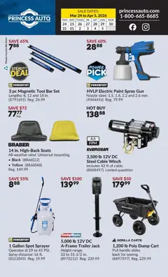 Preview of Princess Auto flyer - 2 Week Sale! from shop Princess Auto valid from 24.03.2026 | Page: 2 | Products: PC, Cable