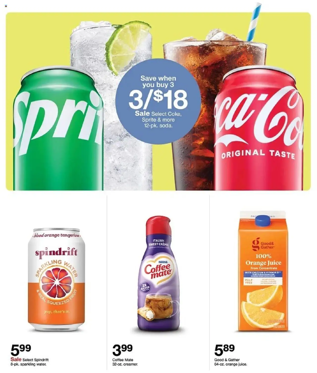 Target Weekly Ad - valid from 17.08.2025 | Page: 9 | Products: Vitamin, Coffee, Juice, Water