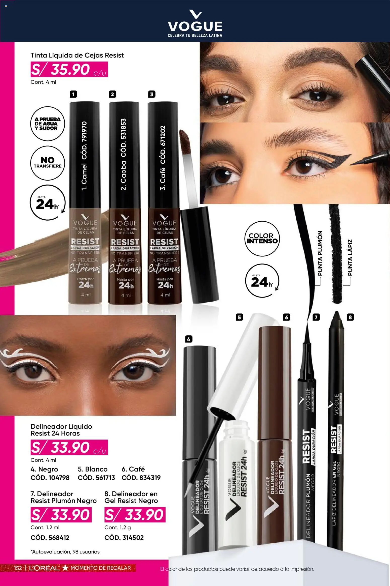 Catálogo Azzorti válido desde 03.11.2025 | Página: 154 | Productos: Delineador, Café