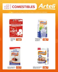 Nuevas ofertas de Arteli válidas en toda la República Mexicana desde el 16.07.2025. ¡Encuentra las mejores ofertas en Arteli - Folleto de aniversario ! | Página: 5 | Productos: Crema, Leche, Vitaminas