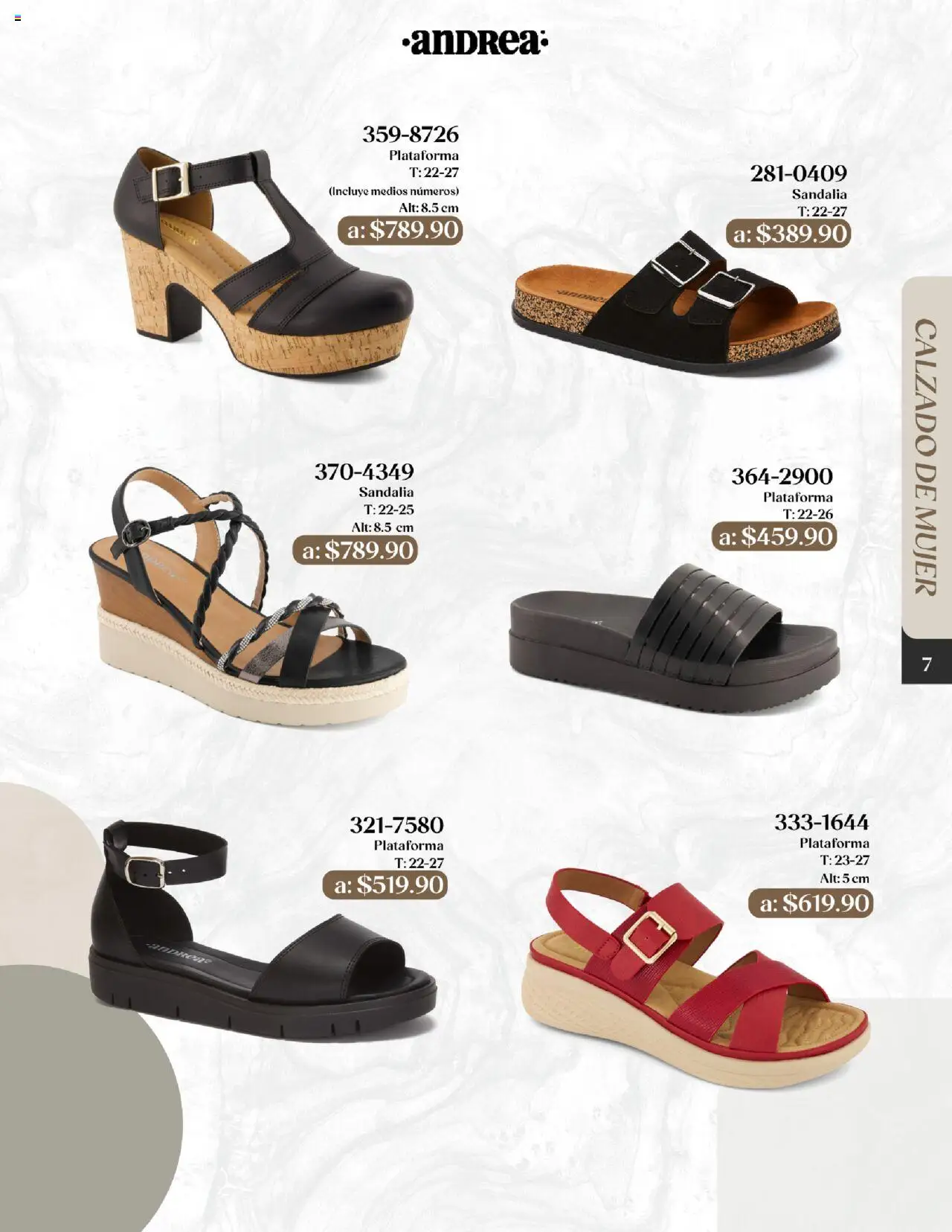 Nuevas ofertas de Andrea válidas en toda la República Mexicana desde el 24.08.2025. ¡Encuentra las mejores ofertas en Andrea - Catálogo Esenciales de Otoño! | Página: 7