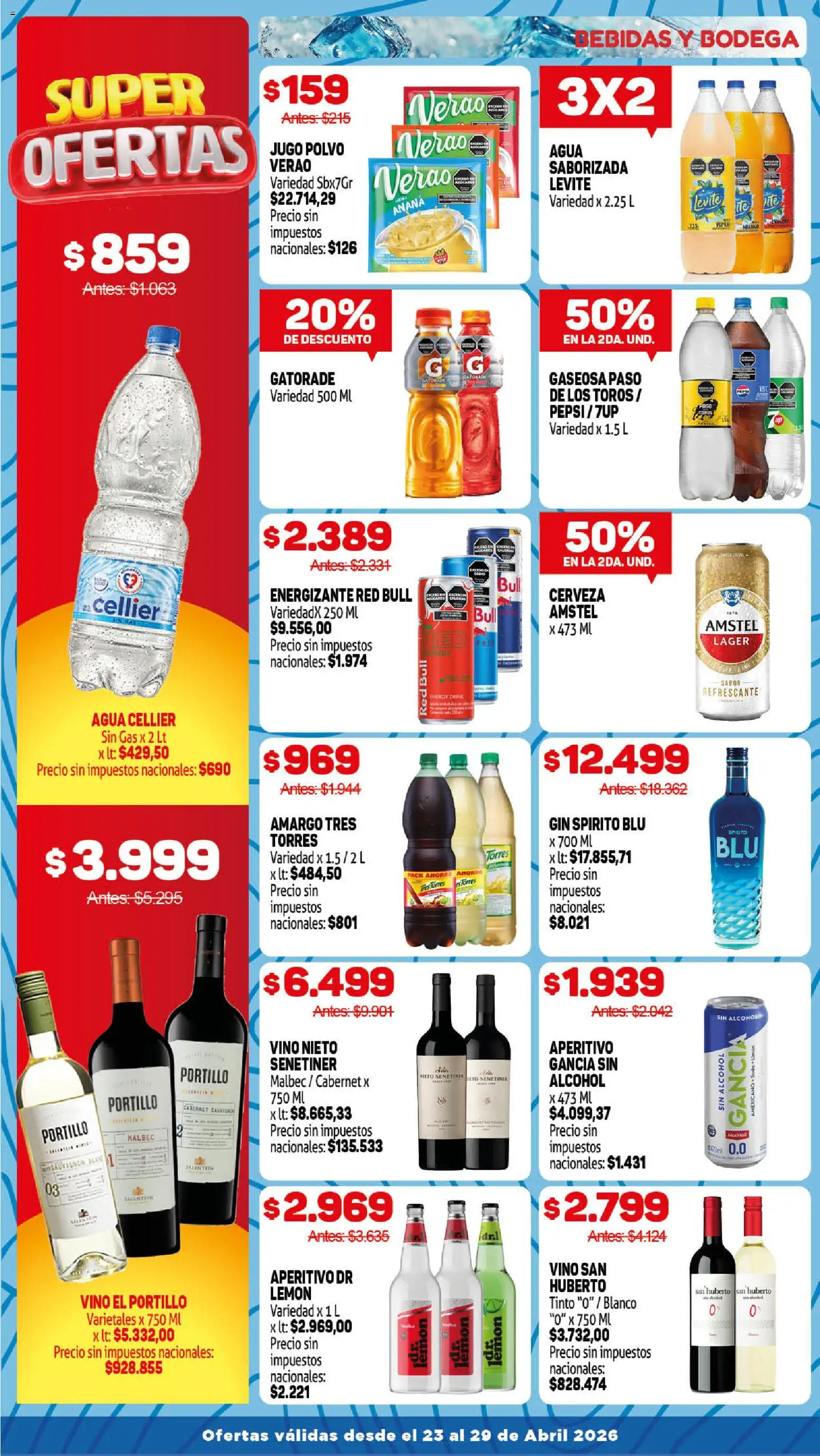 Makro Ofertas VOLVETE A ILUSIONAR OFERTAS SEMANALES │ válido desde el 23.04.2026 | Página: 10 | Productos: Soda, Ananá, Jugo, Cerveza