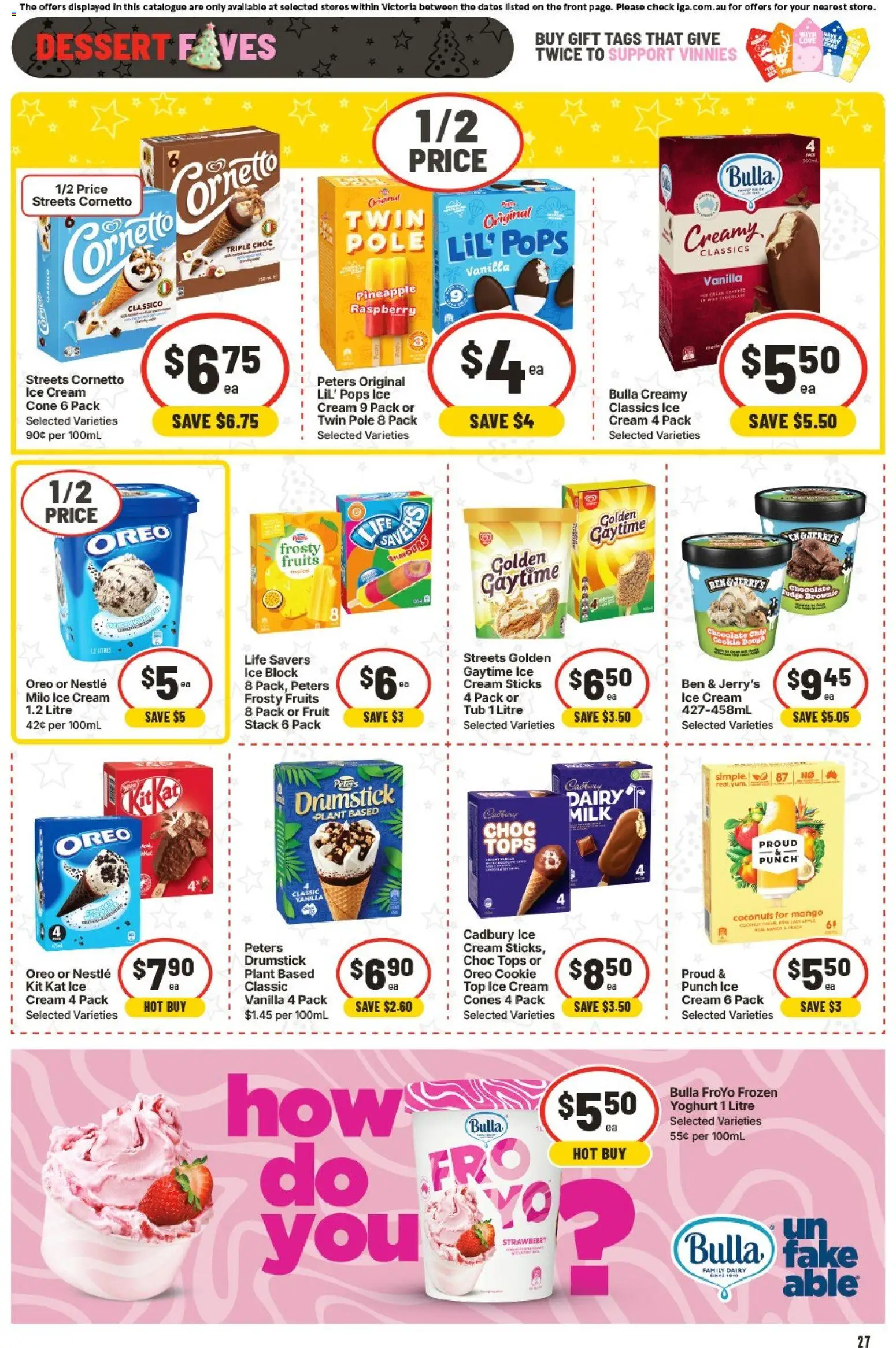 IGA catalogue - valid from 26.11.2025 | Page: 27 | Products: Plant, Pineapple, Cream, Fruits