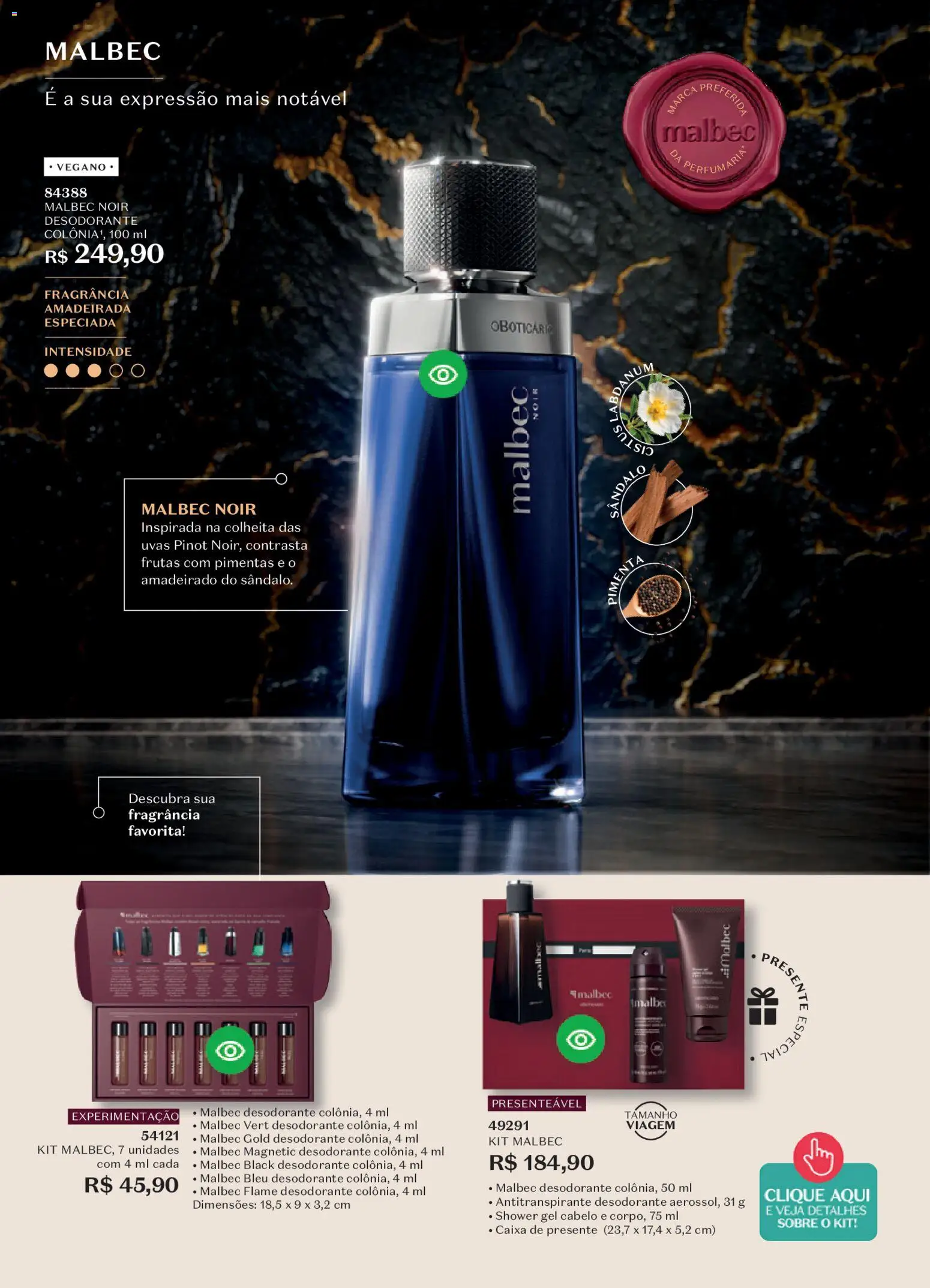 O Boticário Folheto - válido de 26.12.2025 | Página: 67 | Produtos: Fragrância, Desodorante, Caixa, Uvas