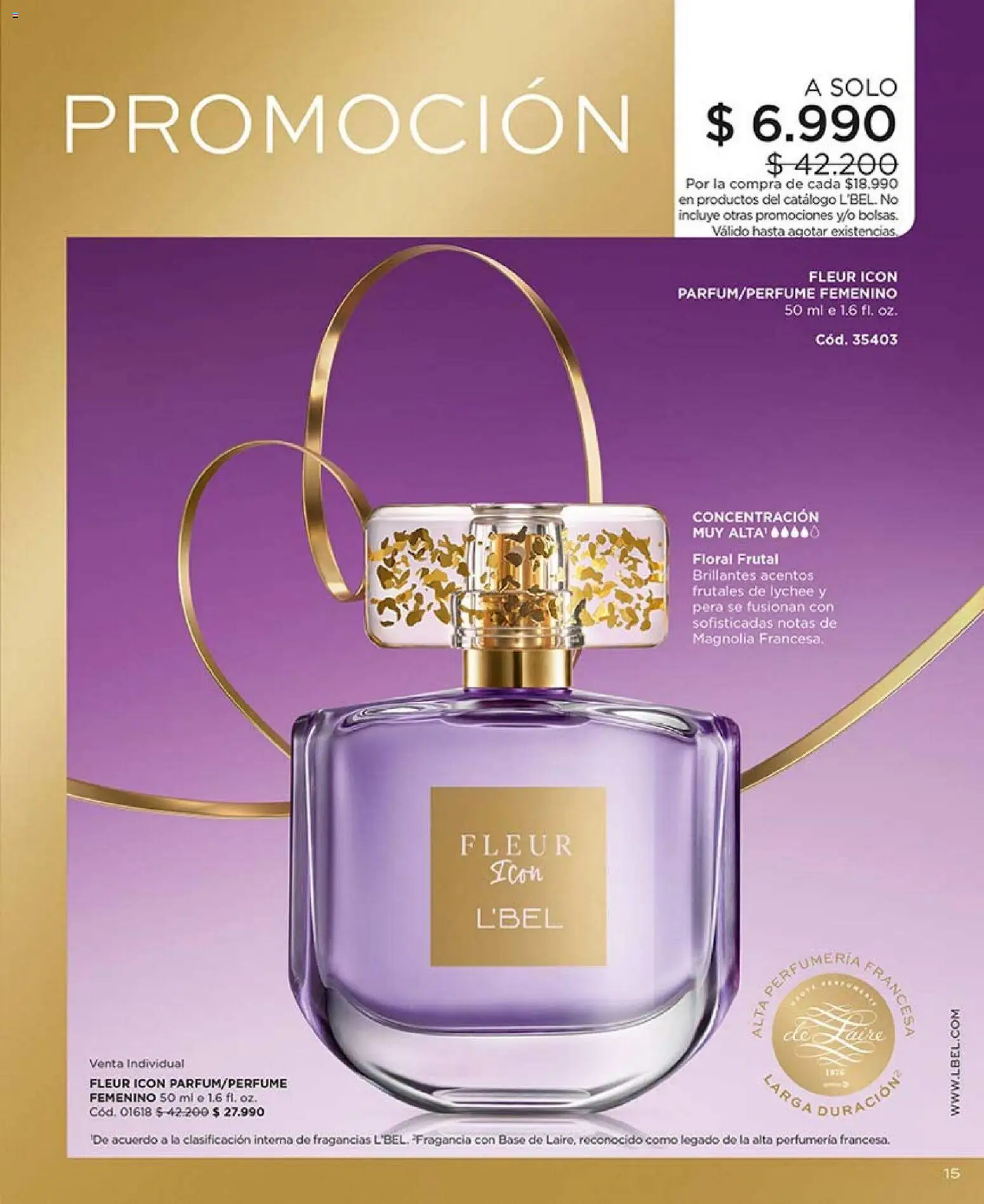 Catálogo L'Bel Campaña 3 │ válido desde el 01.02.2026 | Página: 15 | Productos: Fragancia, Base, Pera, Individual