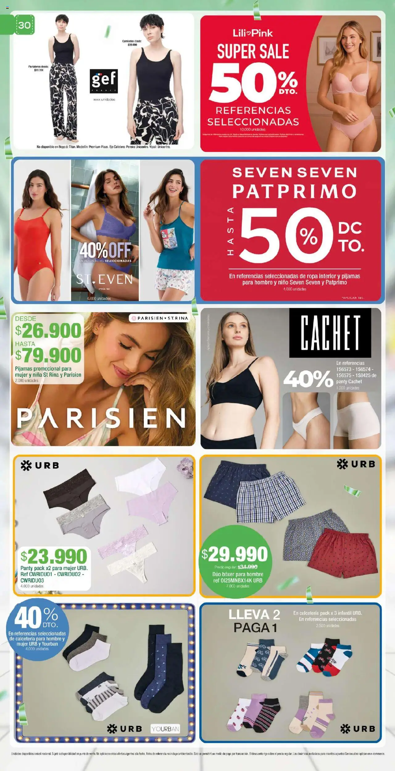 Jumbo revista - valida desde el 25.09.2025 | Página: 30 | Productos: Sobre, Ropa, Pantalones, Ropa interior