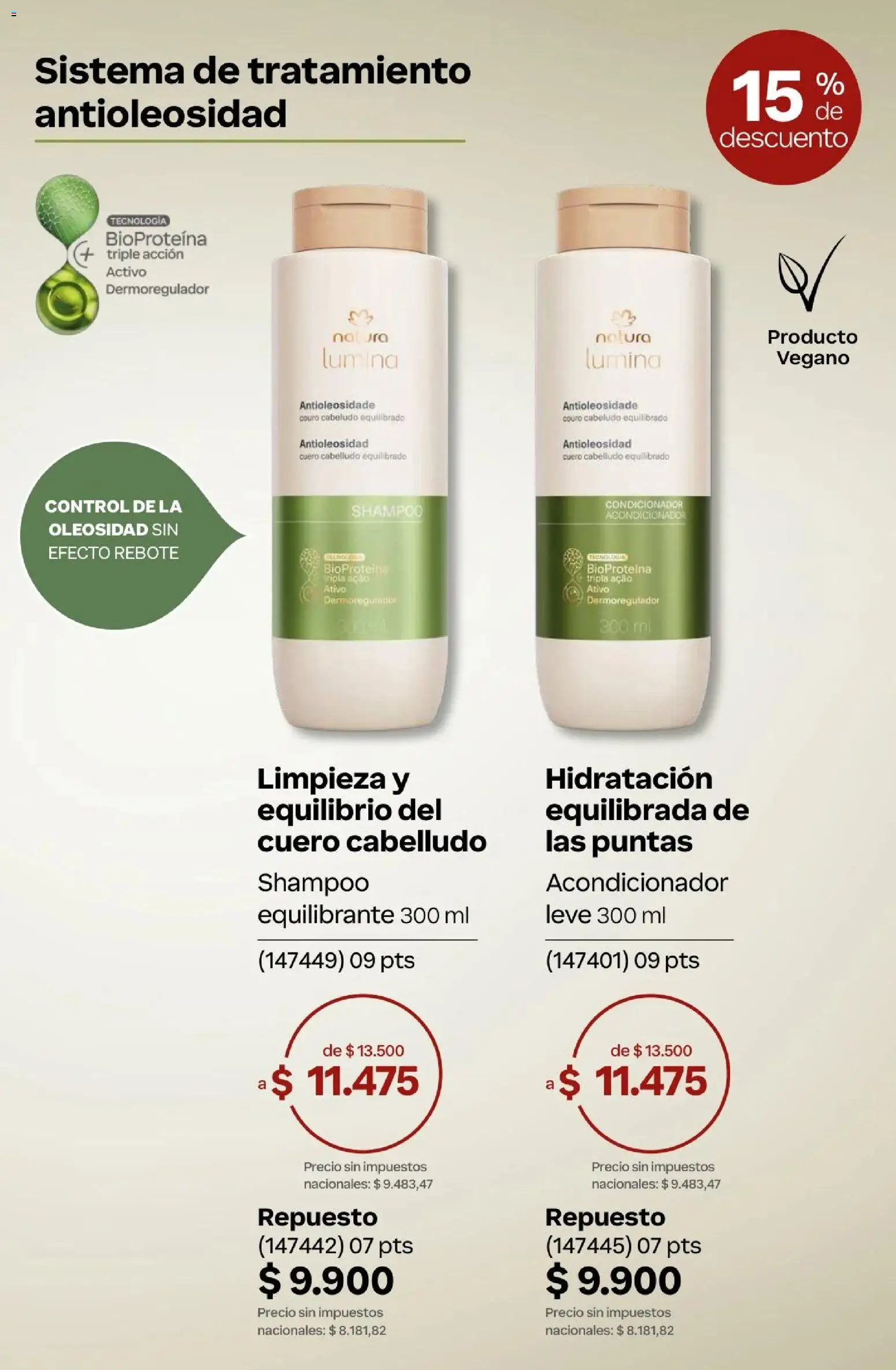 Natura Catálogo Ciclo 4/2026 │ válido desde el 01.04.2026 | Página: 251 | Productos: Shampoo, Acondicionador