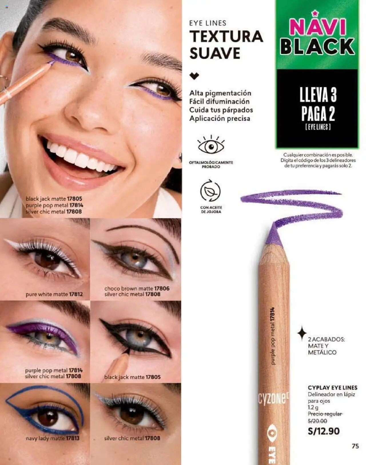 Catálogo CyZone válido desde 24.10.2025 | Página: 87 | Productos: Delineador, Aceite