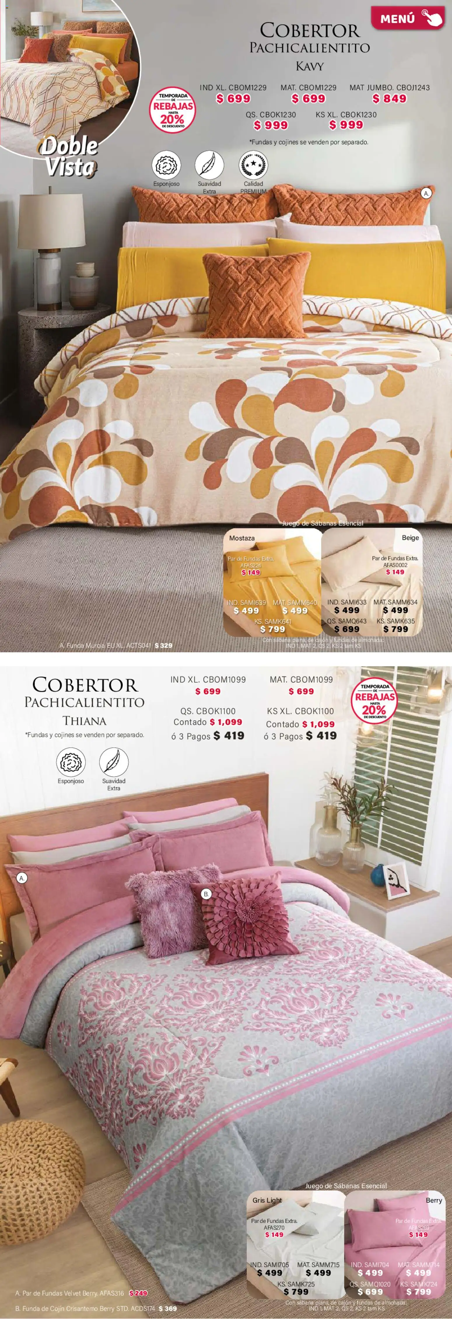 ¡El último » catálogo de Colchas Concord para Abril « está aquí! Descubre las SUPER OFERTAS. | México