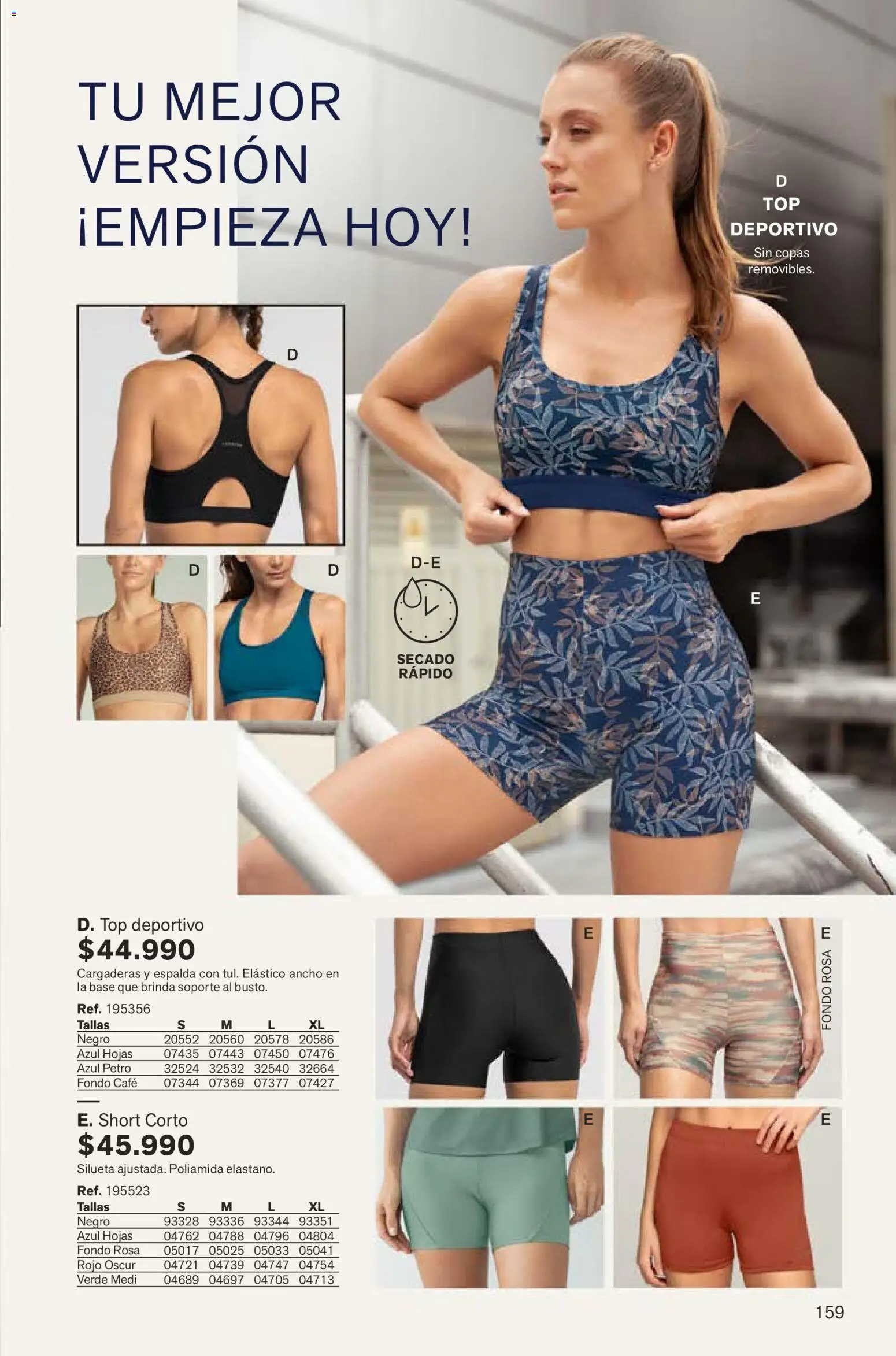 Leonisa revista - valida desde el 07.12.2025 | Página: 159 | Productos: Short, Top, Café