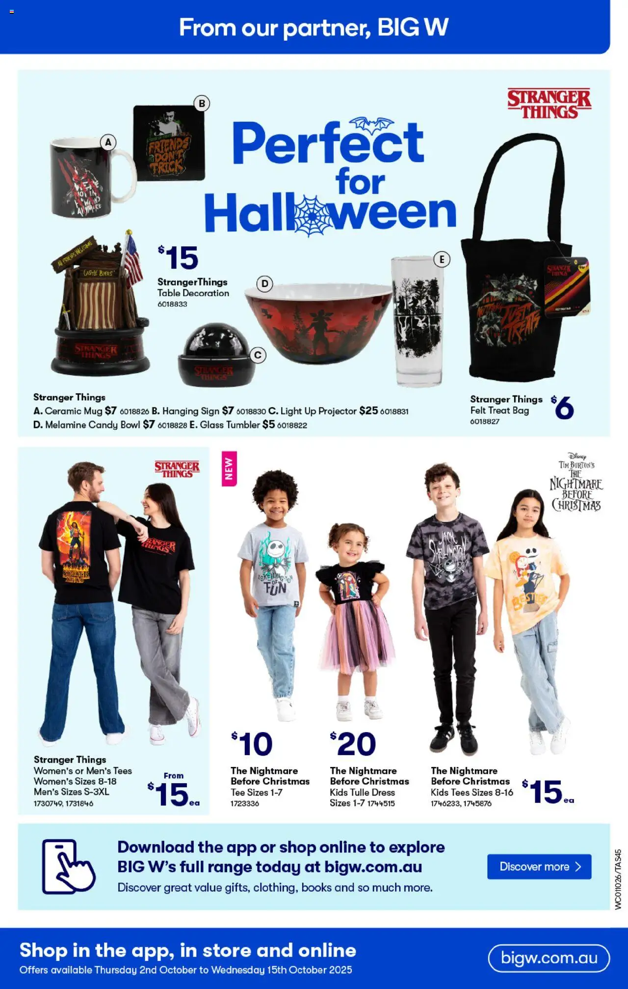 Woolworths catalogue - valid from 01.10.2025 | Page: 45 | Products: Light, Dress, Bag, Projector