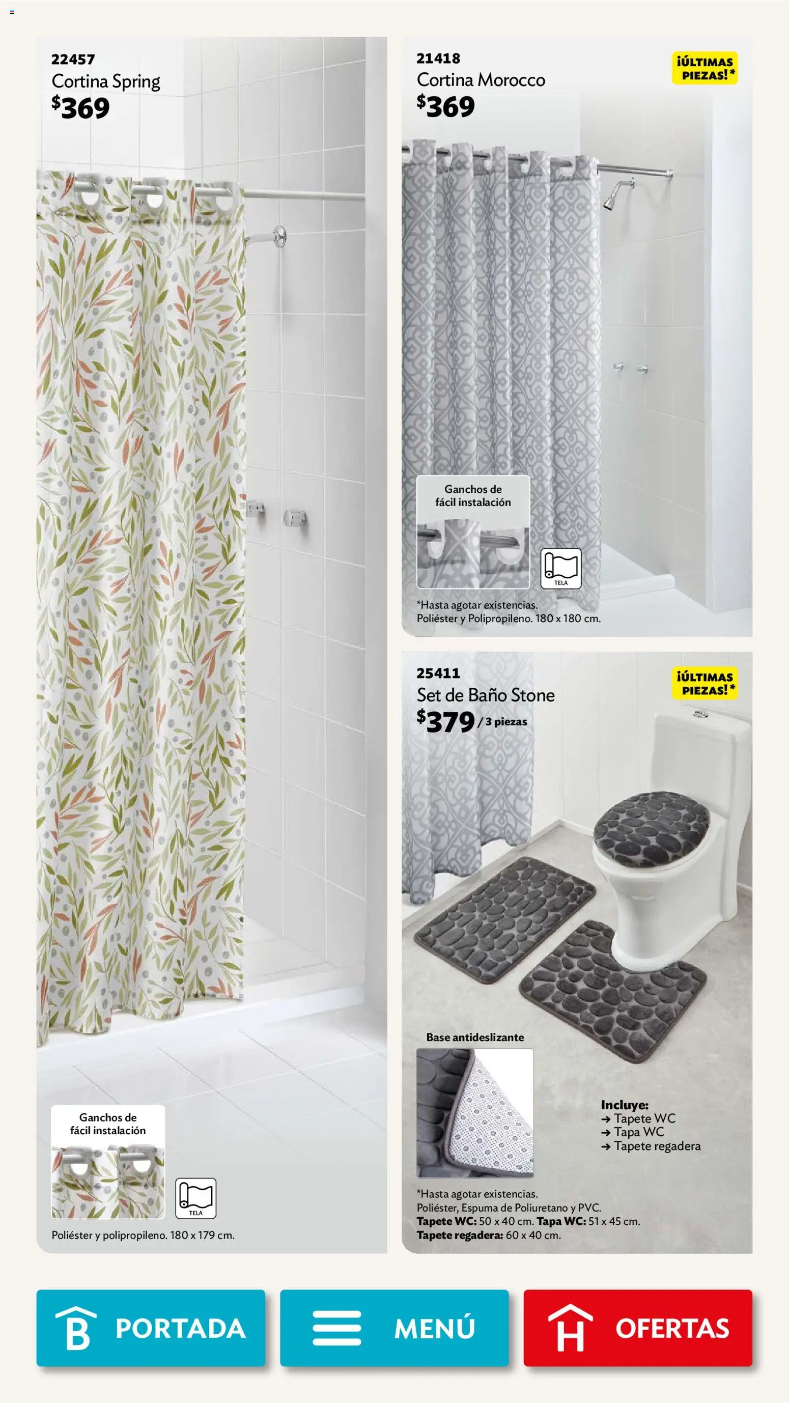 Nuevas ofertas de Betterware válidas en toda la República Mexicana desde el 04.05.2026. ¡Encuentra las mejores ofertas en Betterware campaña 5 2026! | Página: 90 | Productos: Wc, Baño, Regadera, Tapete