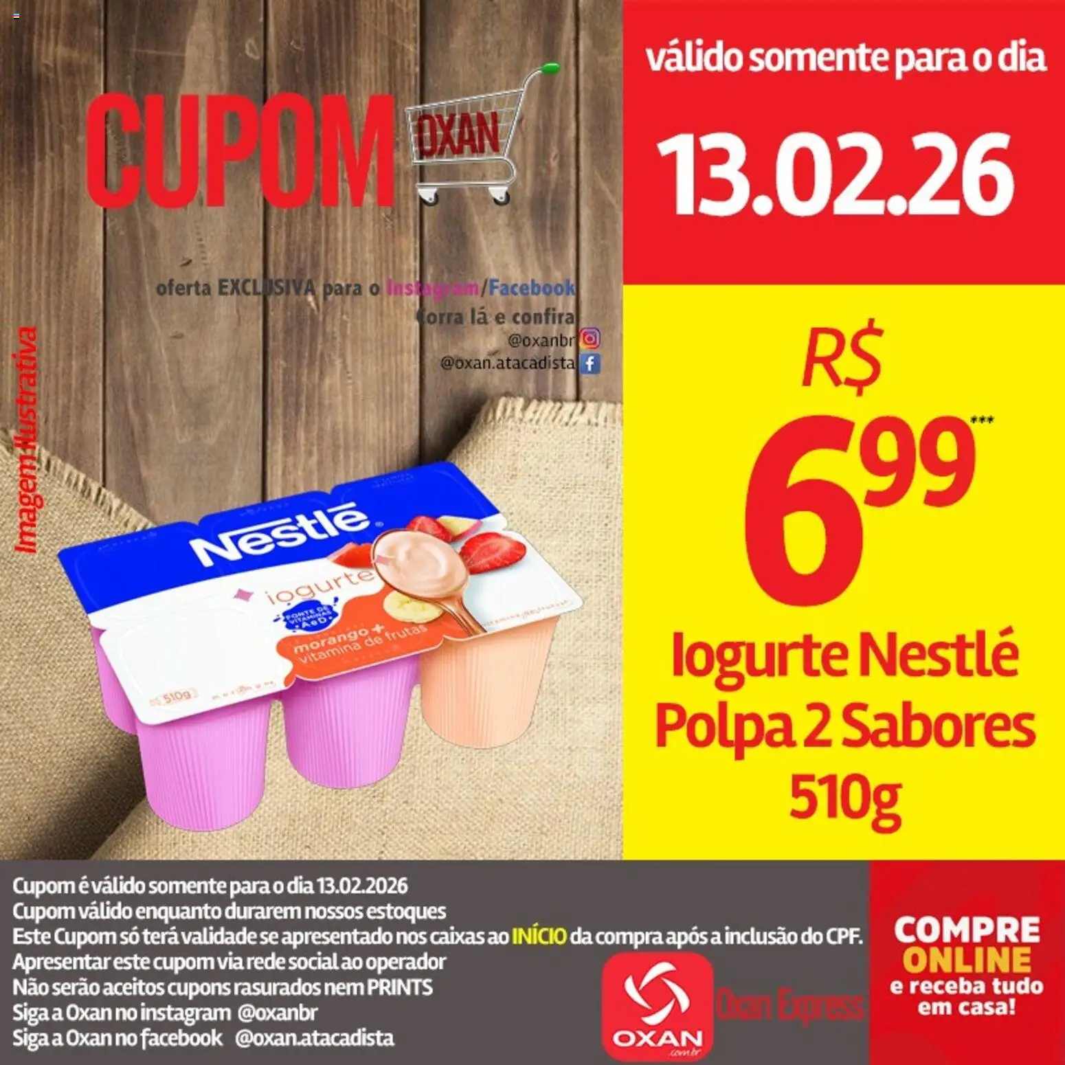 Oxan Atacadista Folheto - válido de 13.02.2026 | Página: 11 | Produtos: Iogurte