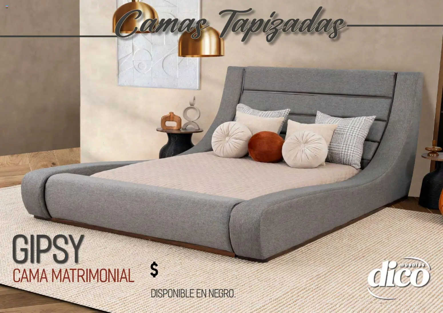 Nuevas ofertas de Muebles Dico válidas en toda la República Mexicana desde el 01.04.2026. ¡Encuentra las mejores ofertas en Muebles Dico catálogo Camas tapizadas ! | Página: 47
