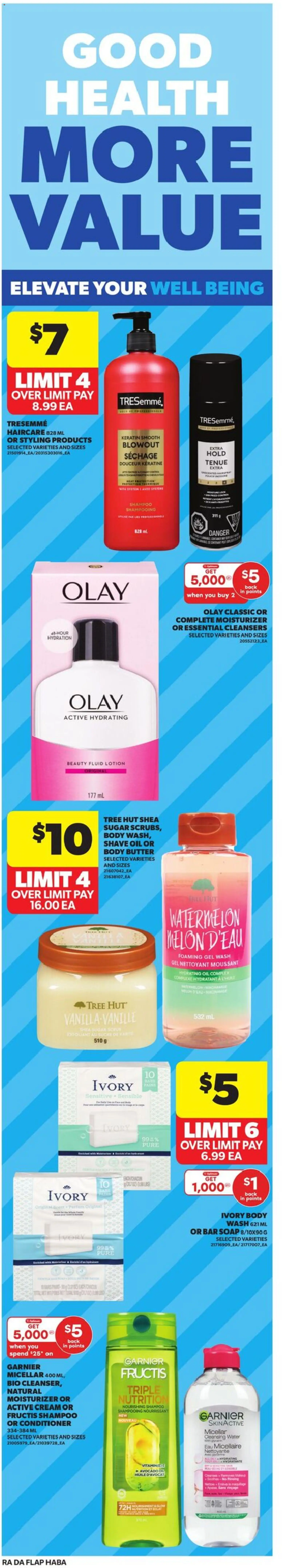 Atlantic Superstore flyer valid from 30.04.2026 | Page: 8 | Products: Shampoo, Body wash, Butter, Oil