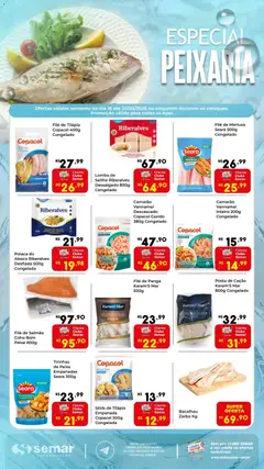 Semar Supermercado ofertas Peixaria - Pré-Visualização do folheto da loja Semar Supermercado, válido de 16.03.2026