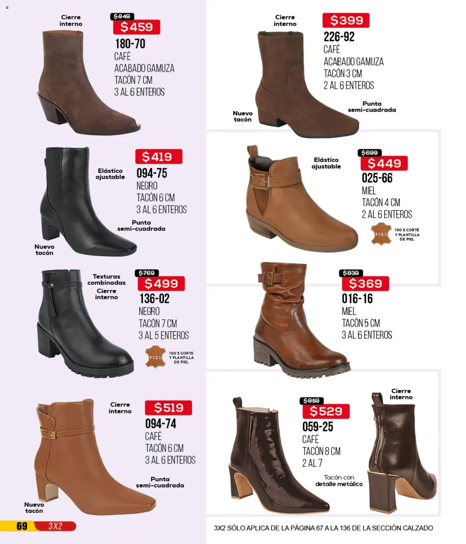 Nuevas ofertas de Cklass válidas en toda la República Mexicana desde el 14.04.2026. ¡Encuentra las mejores ofertas en Cklass catálogo 3X2 Digital Calzado! | Página: 70 | Productos: Café, Gamuza