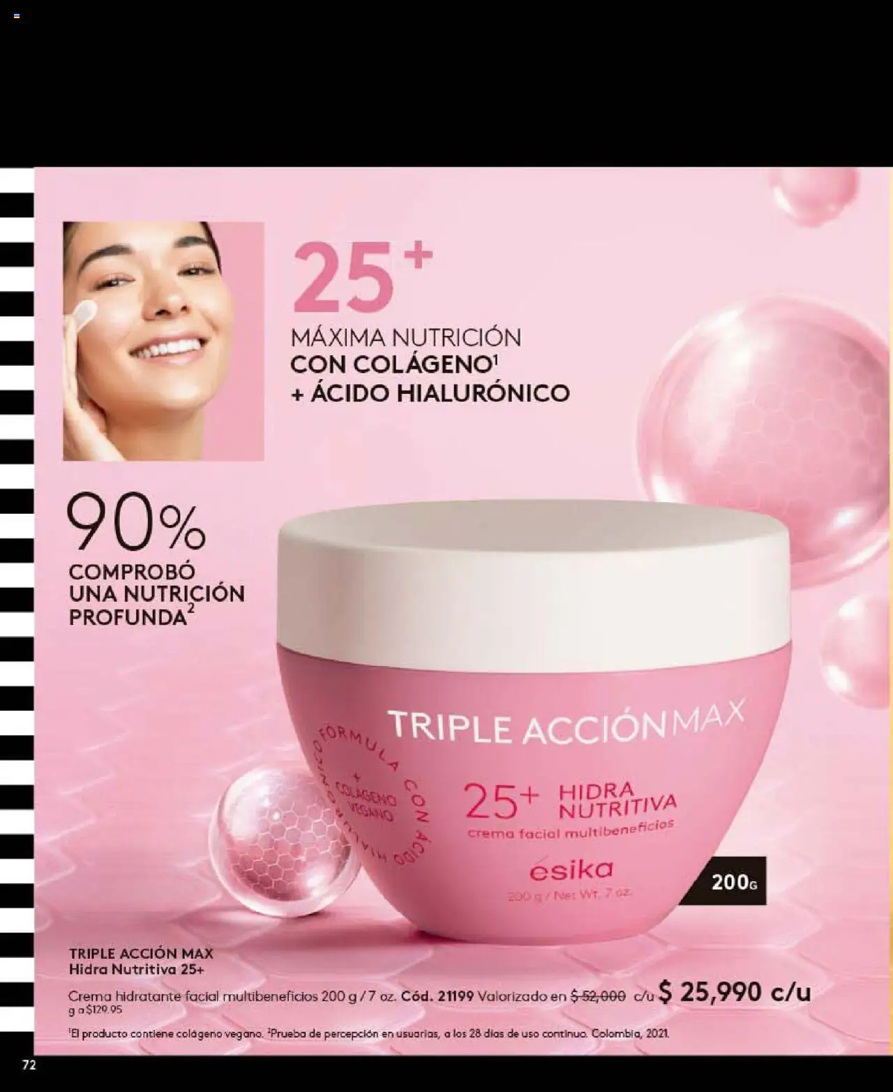 Ésika revista - valida desde el 24.09.2025 | Página: 72 | Productos: Crema