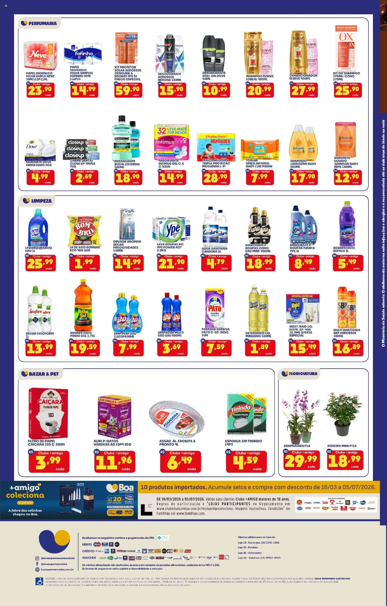 Boa Supermercados Folheto - válido de 02.04.2026 | Página: 4 | Produtos: Shampoo, Detergente, Rexona, Assadeira