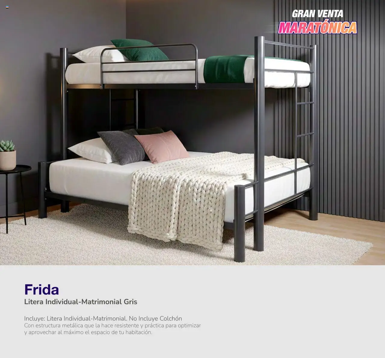 Nuevas ofertas de Muebles Dico válidas en toda la República Mexicana desde el 03.10.2025. ¡Encuentra las mejores ofertas en Muebles Dico - Catálogo Gran Venta Maratónica ! | Página: 17 | Productos: Litera, Colchón