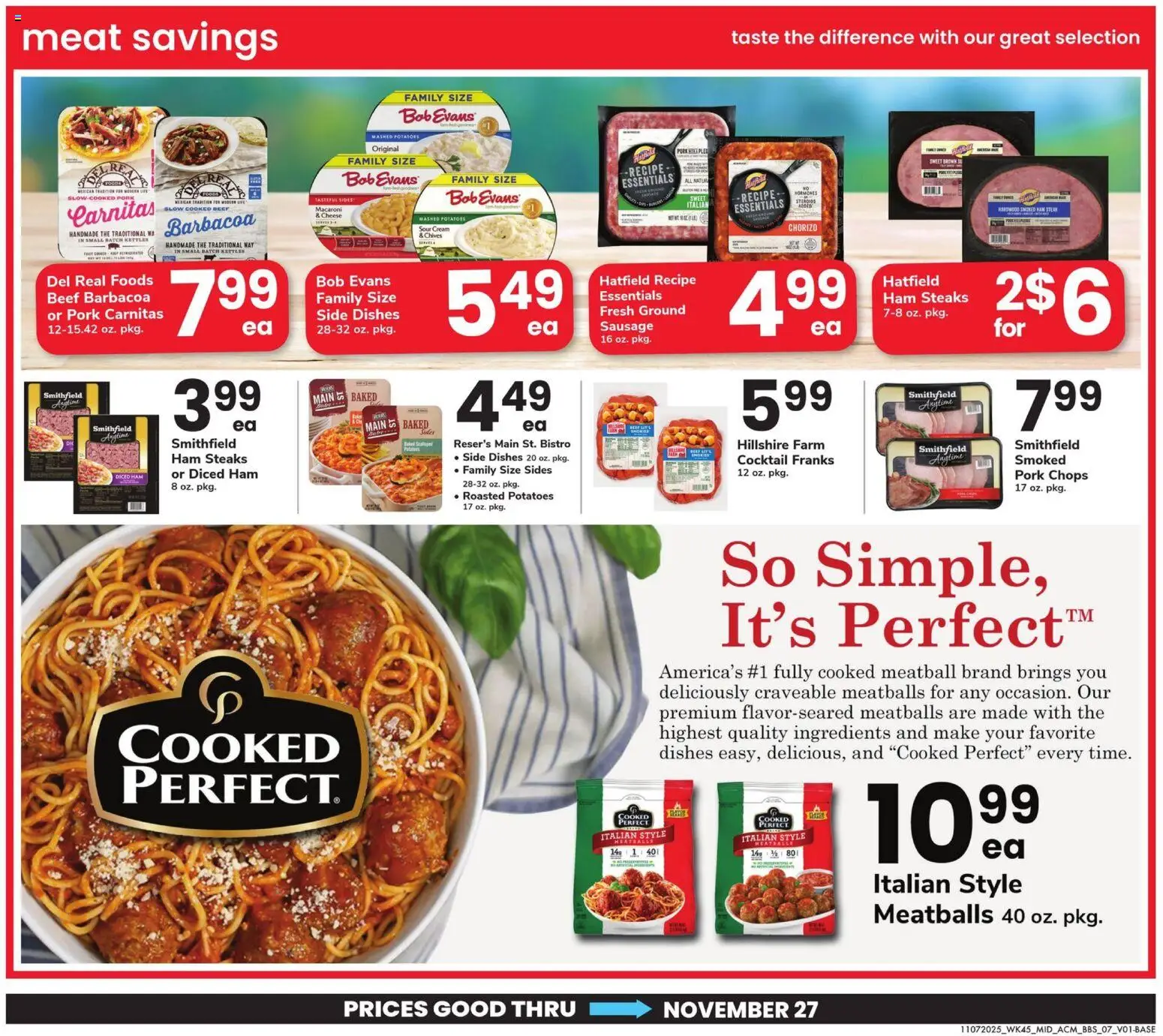 Acme Big Book of Savings - valid from 07.11.2025 | Page: 7 | Products: Pork, Sour cream, Beef, Cream