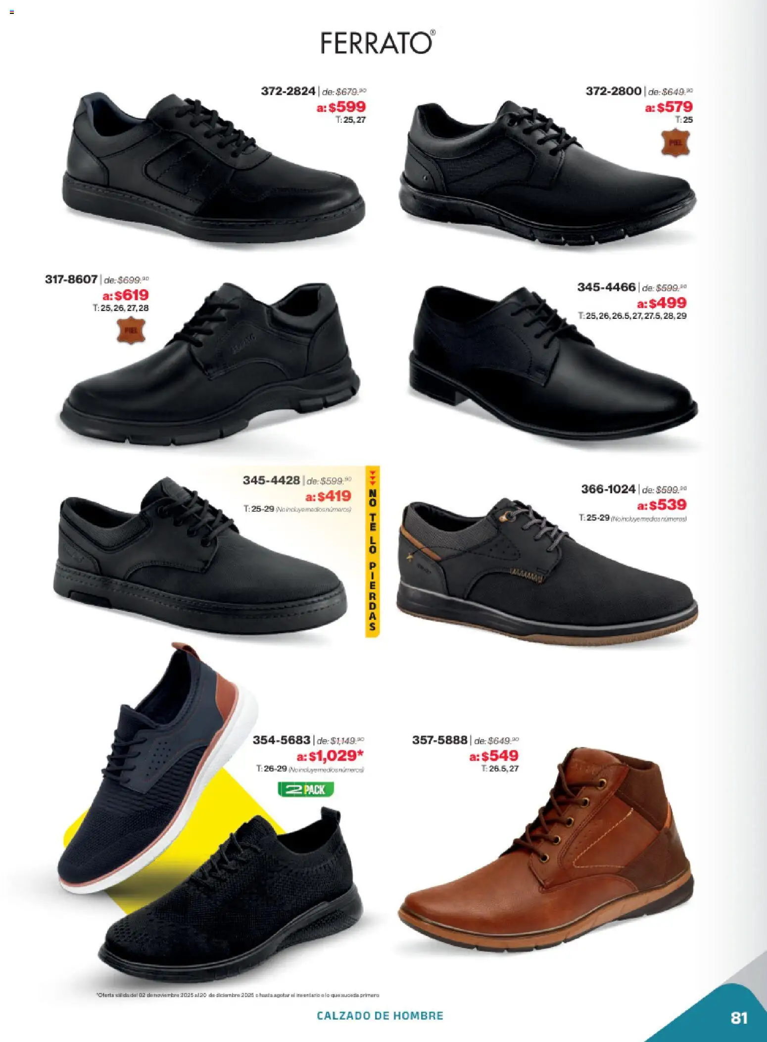 Nuevas ofertas de Andrea válidas en toda la República Mexicana desde el 02.11.2025. ¡Encuentra las mejores ofertas en Andrea catálogo Outlet! | Página: 81