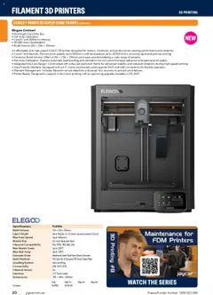 Preview of Jaycar Engineering & Scientific Catalogue 2025/2026  - valid from 09.07.2025 | Page: 20 | Products: Box, Watch, Printer, Usb