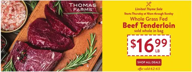 Preview of Fresh Thyme weekly ads valid from 01.04.2026