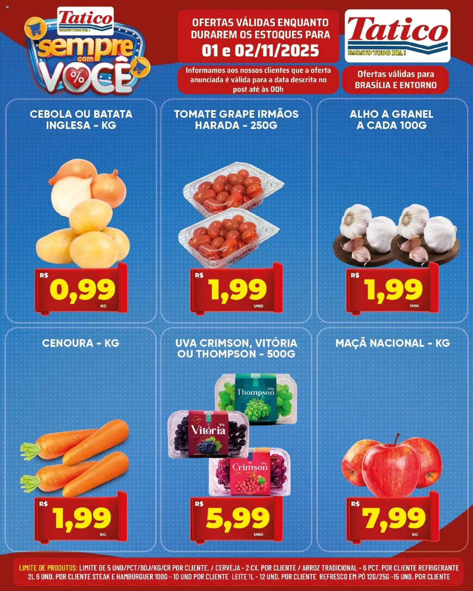 Tatico Folheto - válido de 03.11.2025 | Página: 25 | Produtos: Cebola, Pó, Refrigerante, Batata