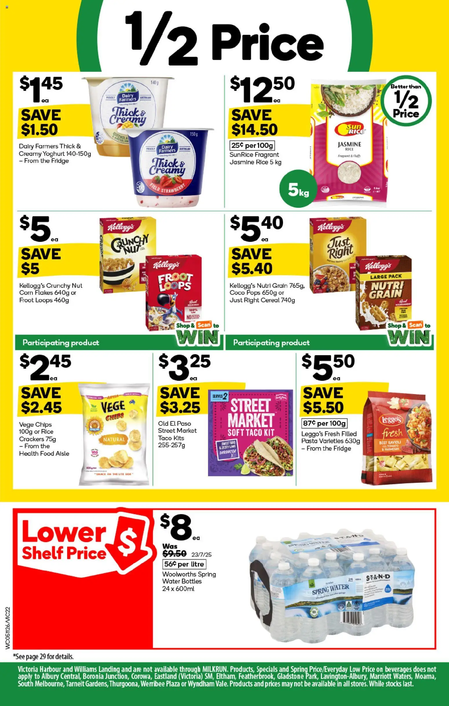 Woolworths catalogue - valid from 05.11.2025 | Page: 22 | Products: Dairy, Yoghurt, Rice, Water