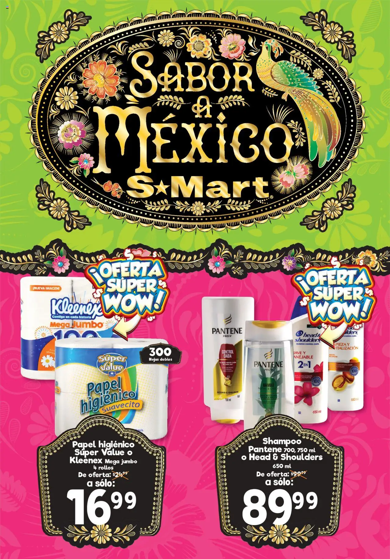 Nuevas ofertas de S-Mart válidas en toda la República Mexicana desde el 12.08.2025. ¡Encuentra las mejores ofertas en S-Mart - Folleto - Reynosa (y Rio Bravo)! | Página: 3 | Productos: Aceite, Papel higiénico, Acondicionador